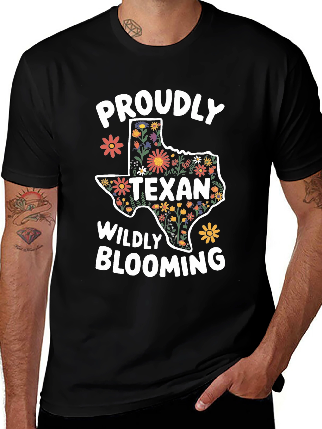 Proudly Texan Wildly Blooming T-Shirt