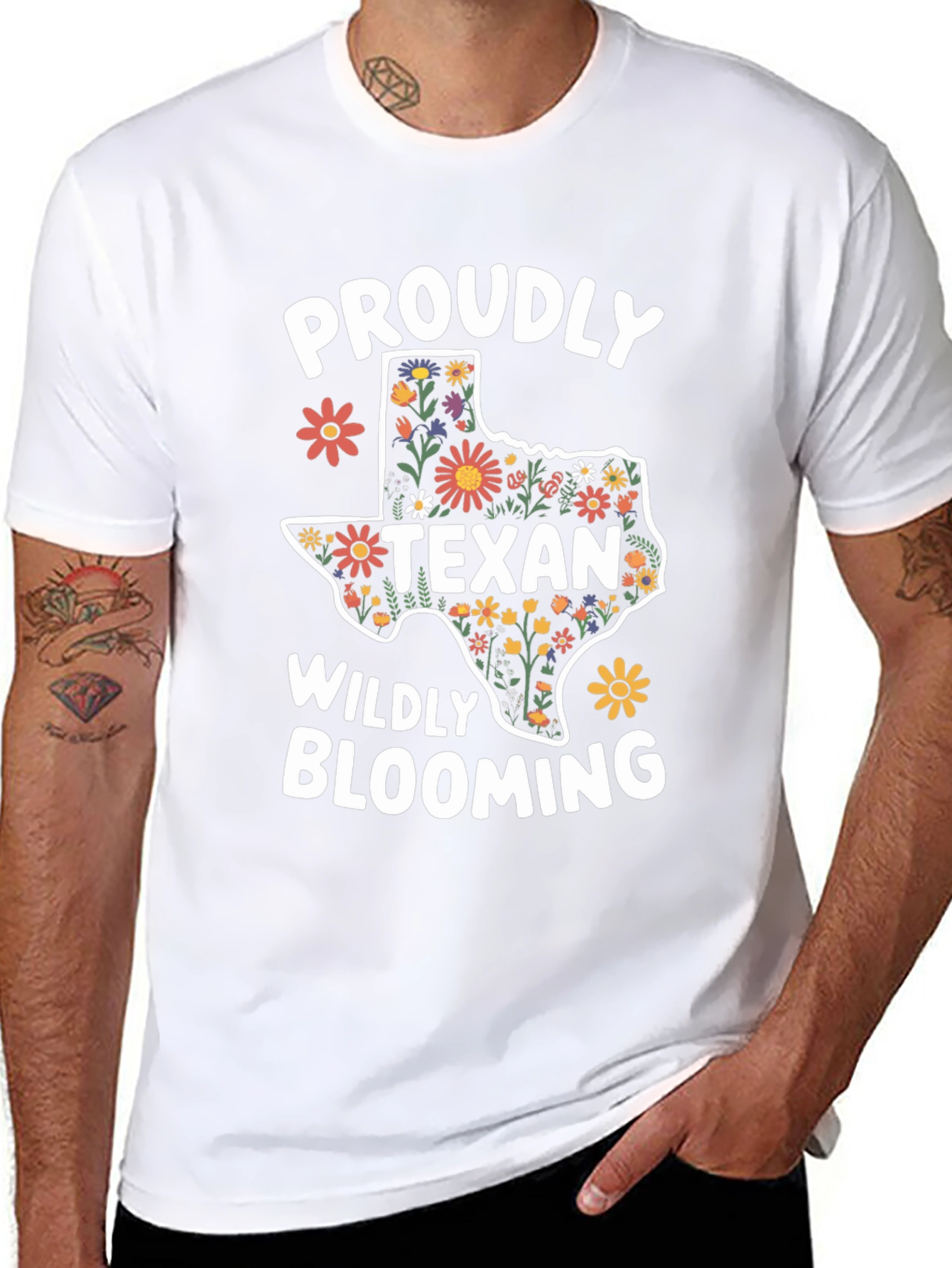 Proudly Texan Wildly Blooming T-Shirt