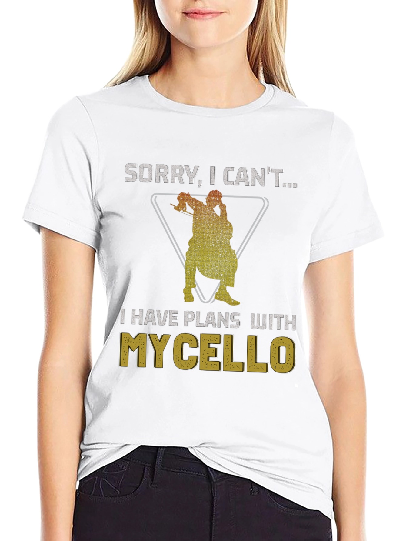 Funny Cello Plans T-Shirt - Musician Gift
