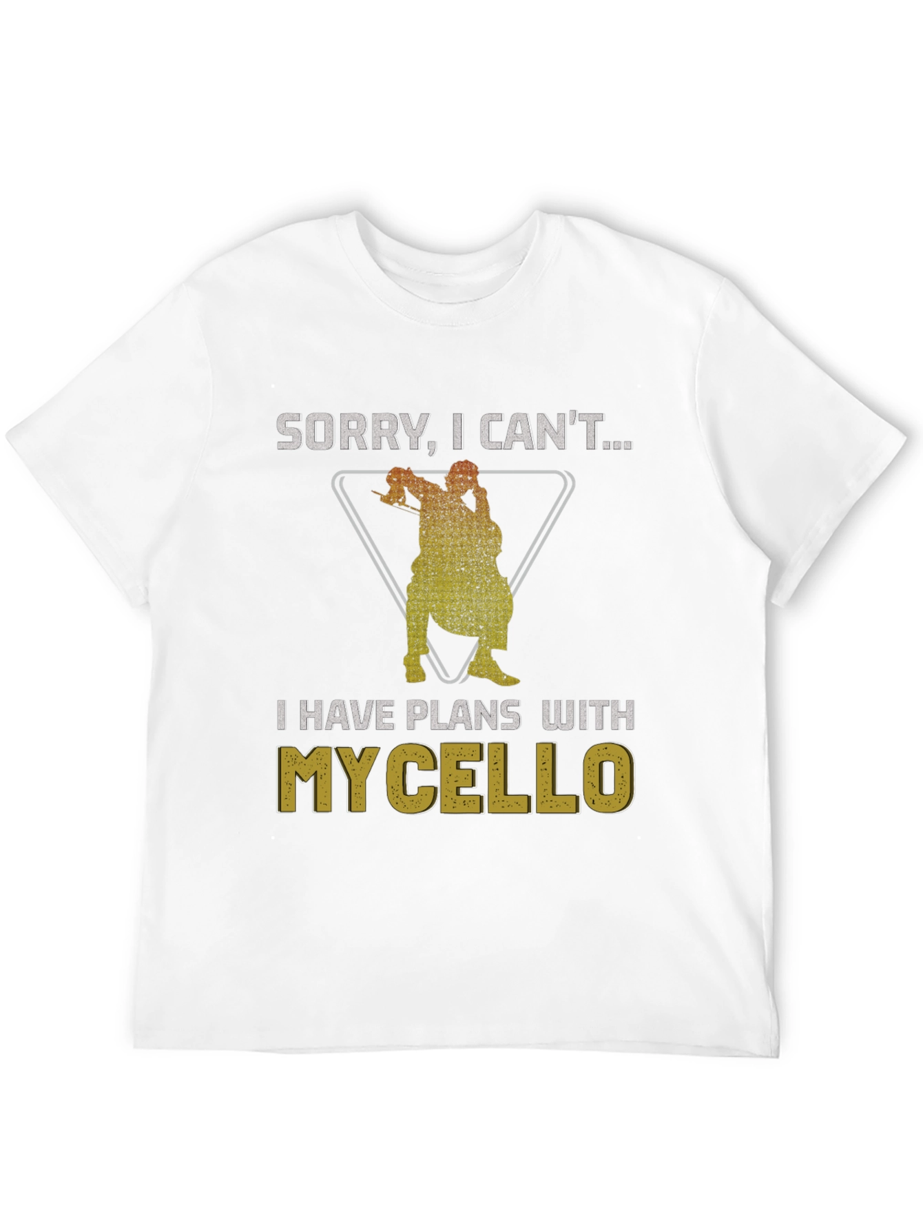 Funny Cello Plans T-Shirt - Musician Gift
