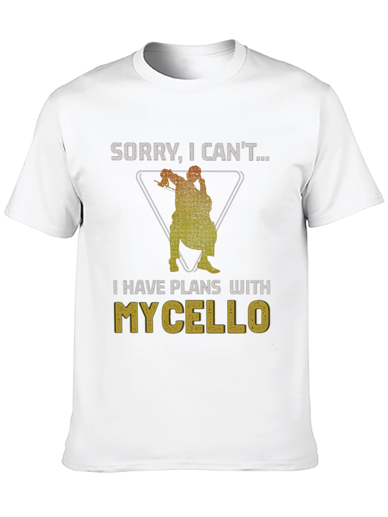 Funny Cello Plans T-Shirt - Musician Gift