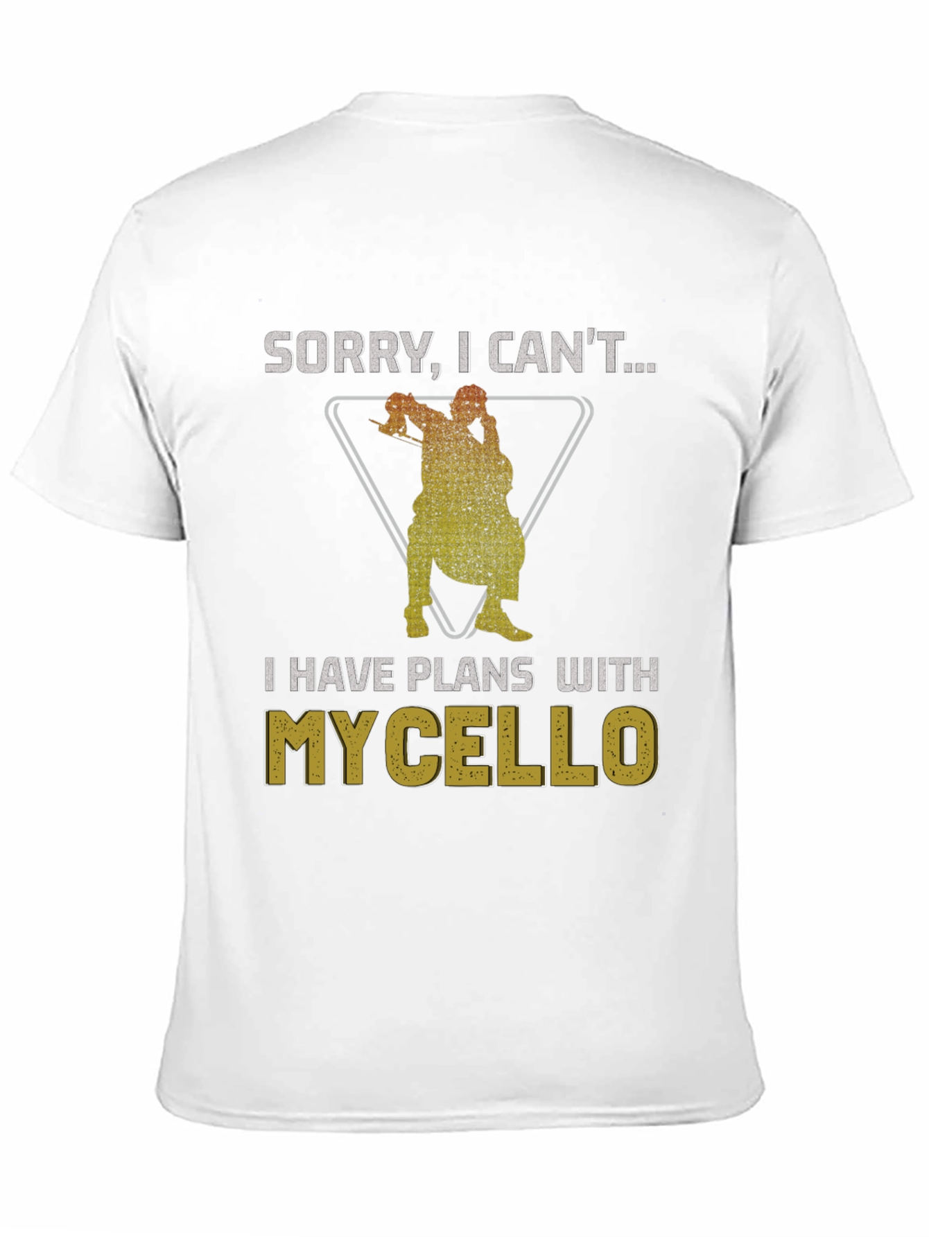 Funny Cello Plans T-Shirt - Musician Gift