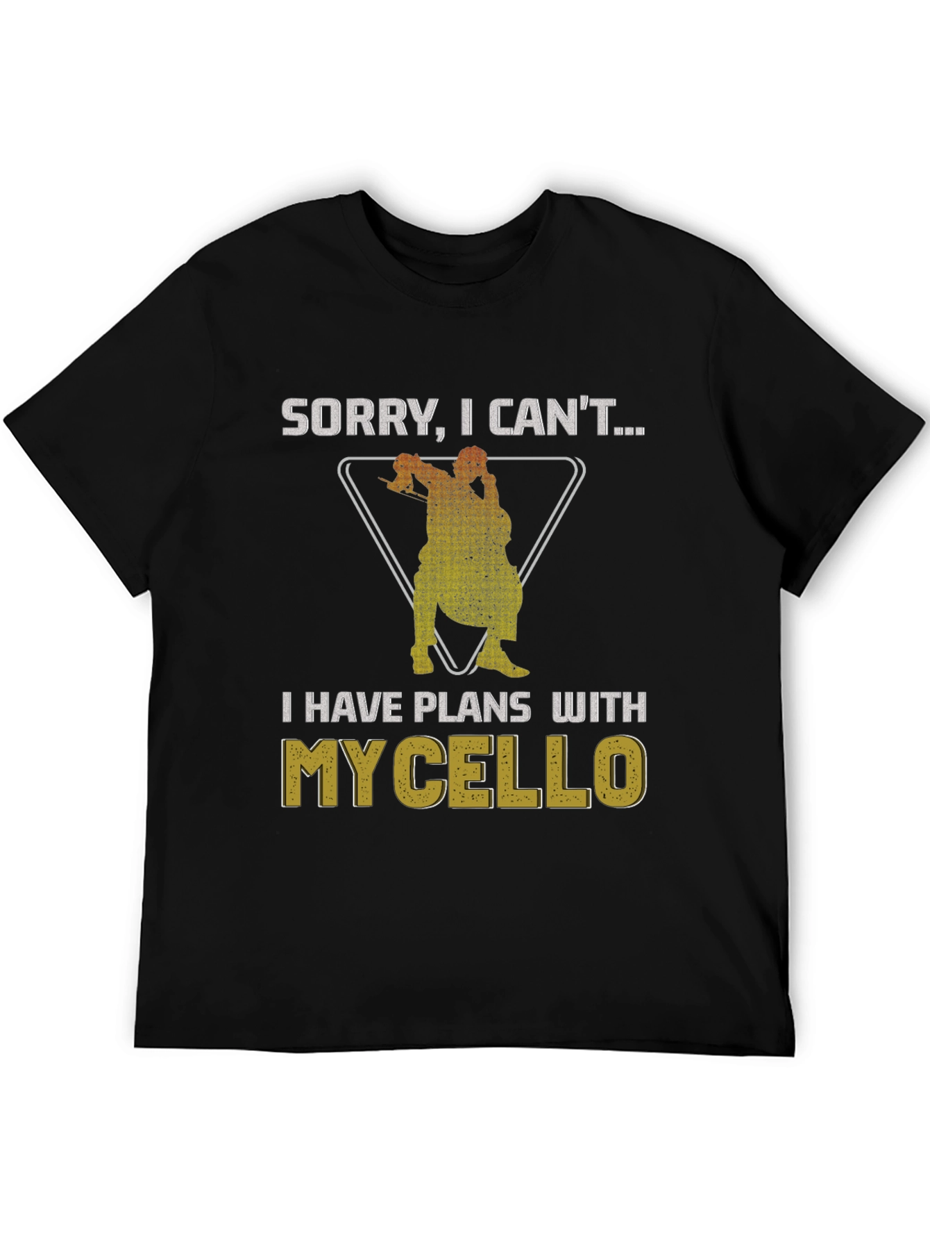 Funny Cello Plans T-Shirt - Musician Gift