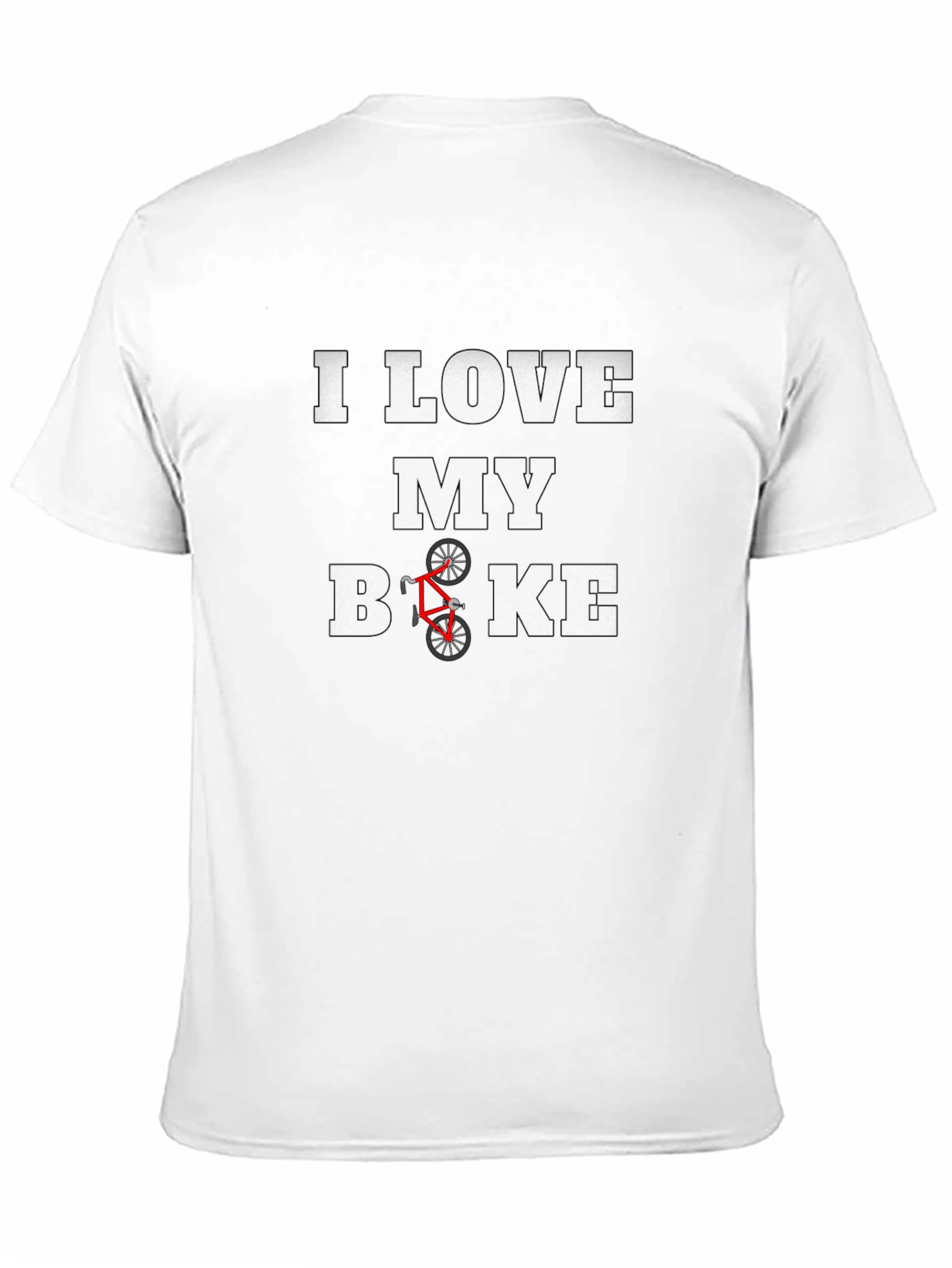 I Love My Bike Graphic Tee - Black