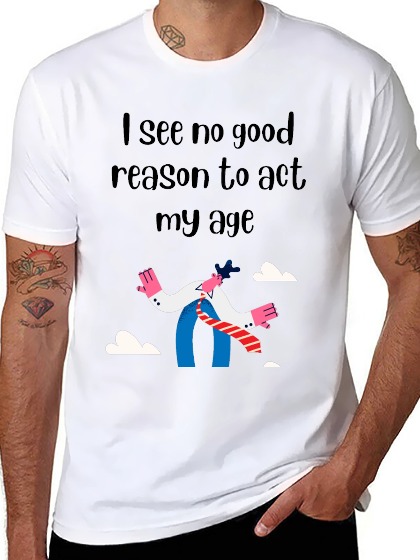 Funny Act My Age Graphic Tee