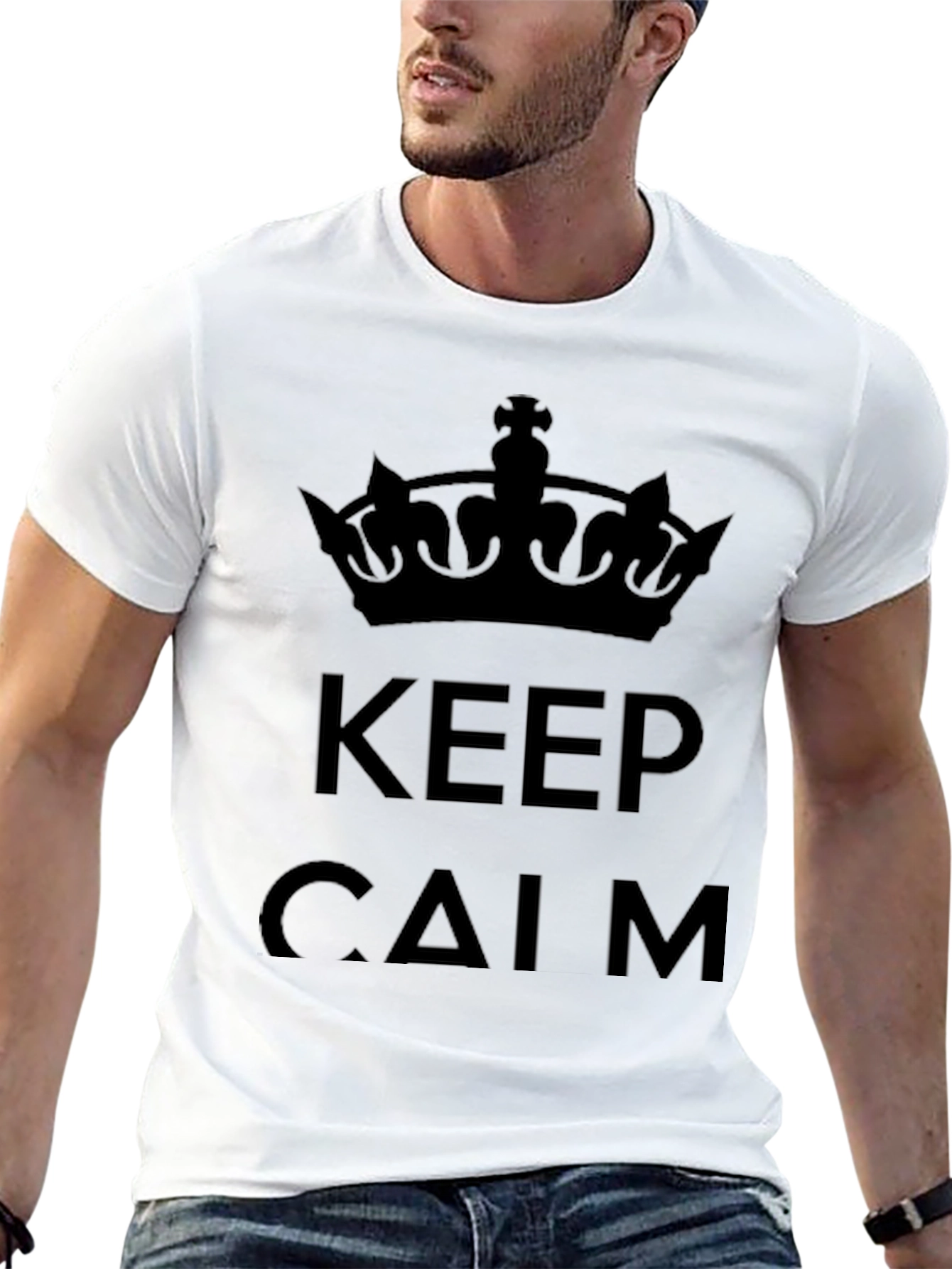 Keep Calm Crown Graphic Tee