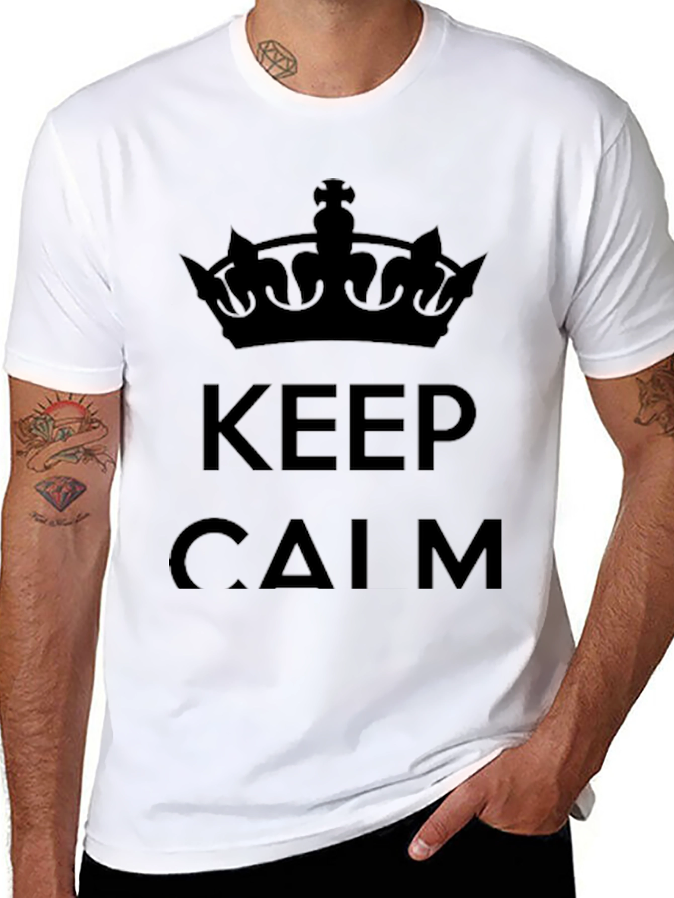 Keep Calm Crown Graphic Tee