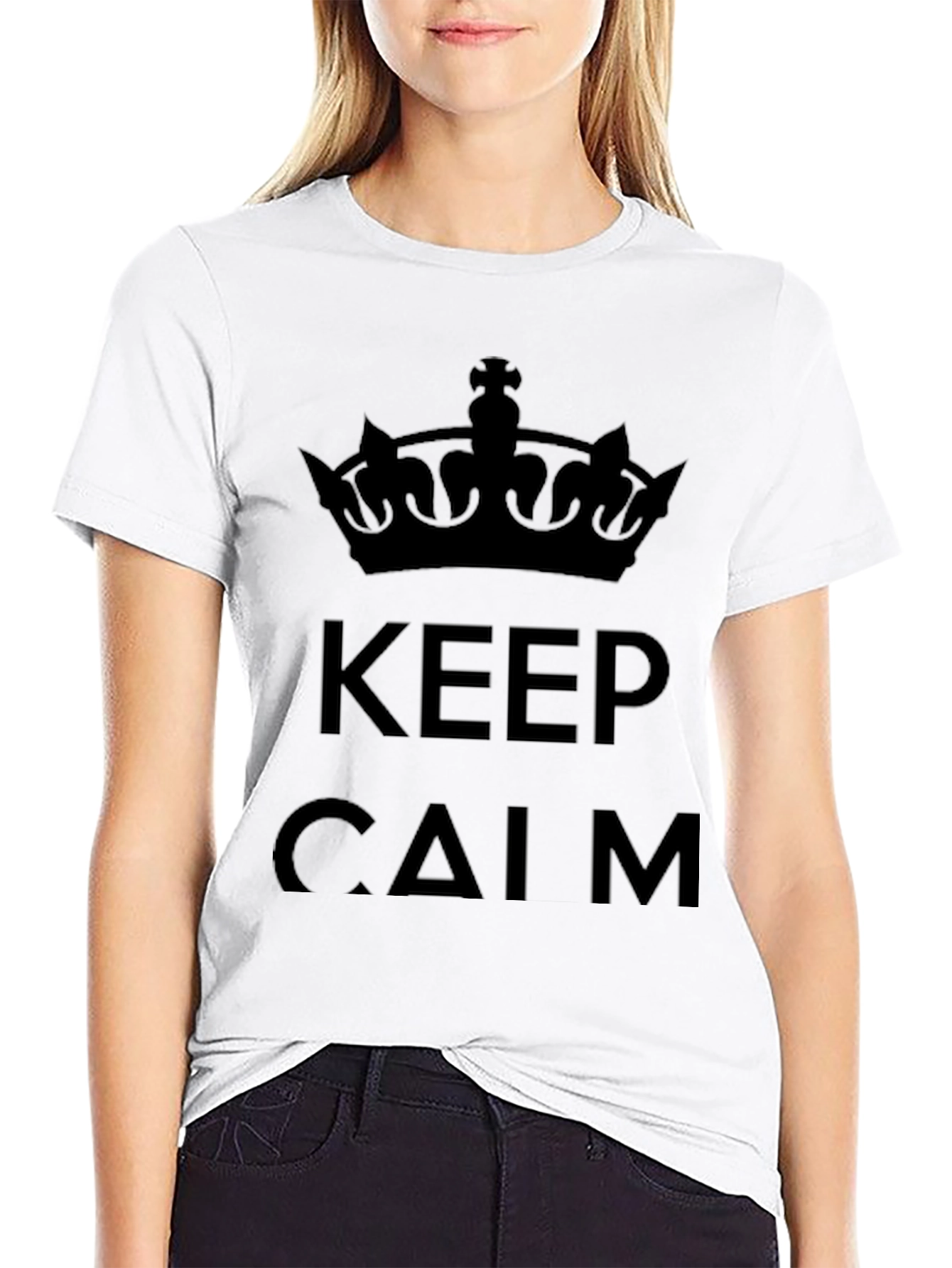 Keep Calm Crown Graphic Tee