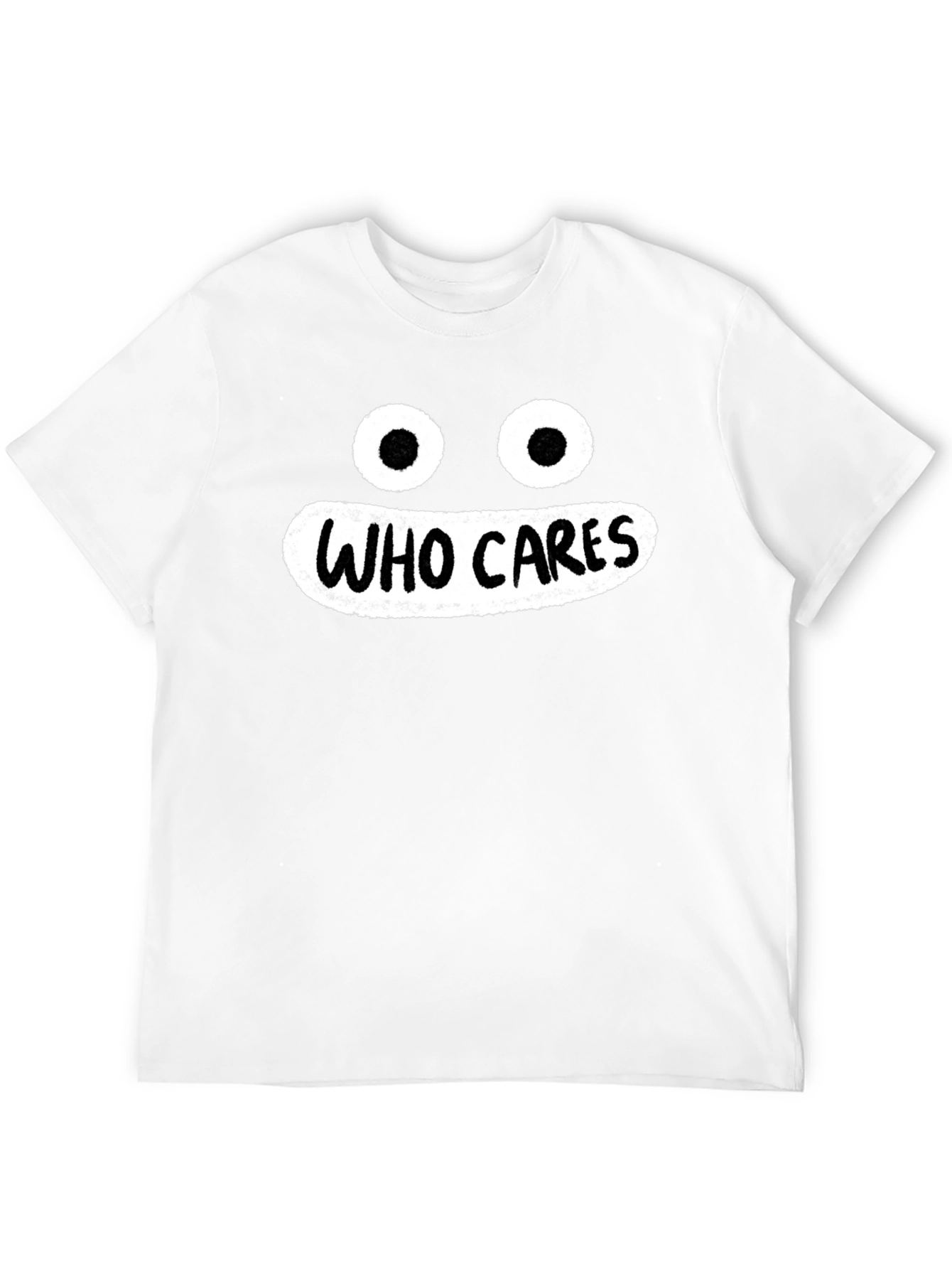 Who Cares Graphic T-Shirt - Funny Sarcastic Tee