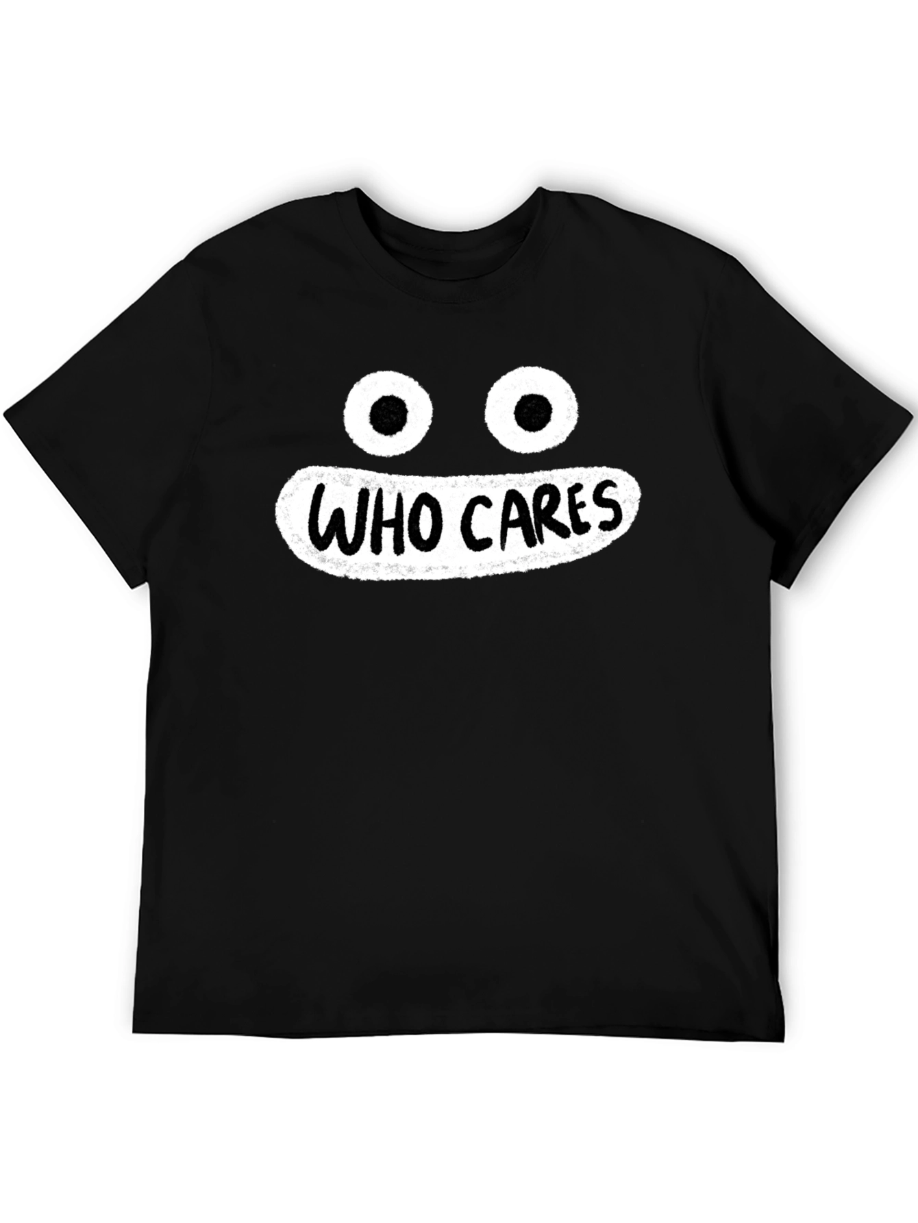 Who Cares Graphic T-Shirt - Funny Sarcastic Tee