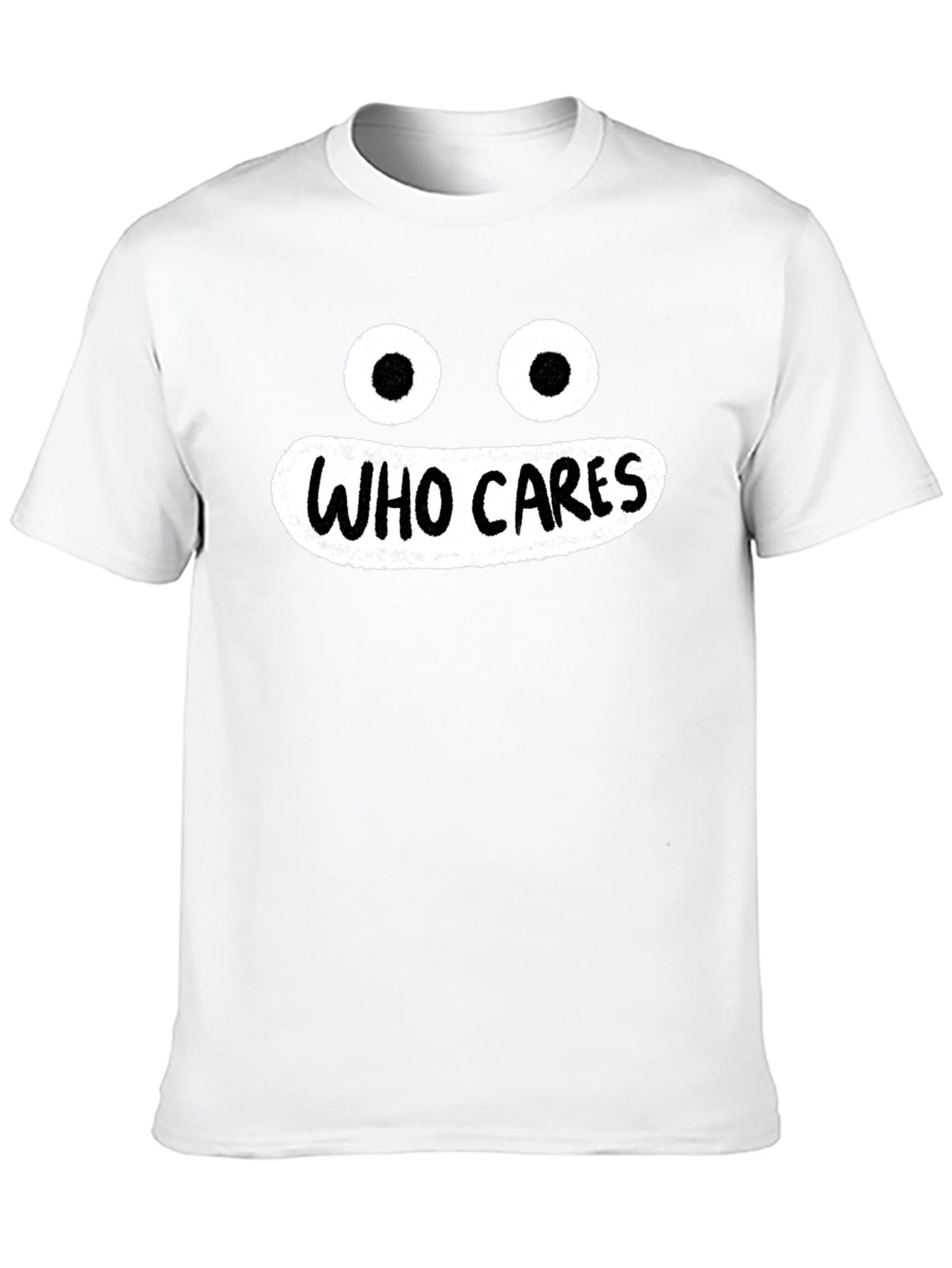 Who Cares Graphic T-Shirt - Funny Sarcastic Tee