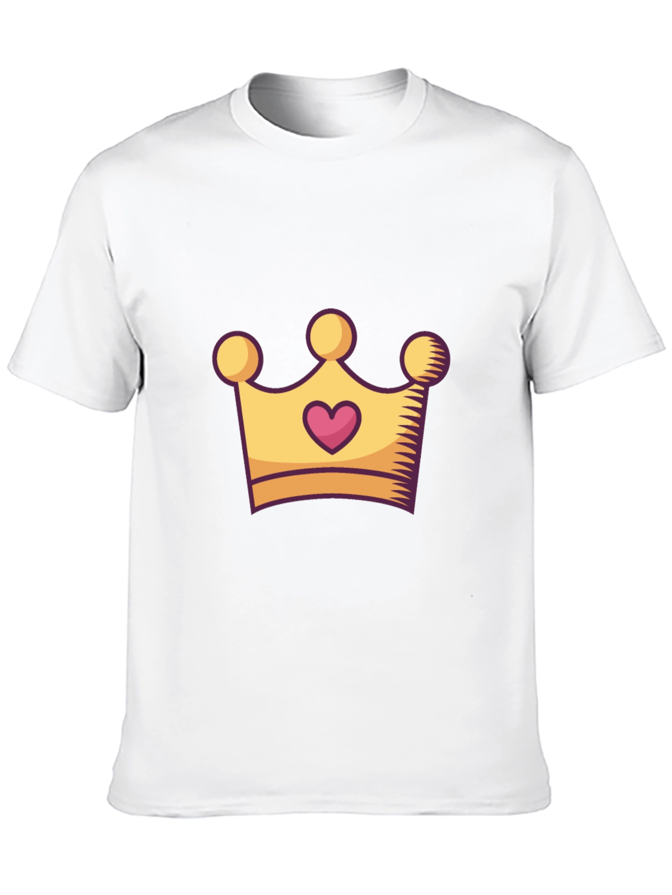 King/Queen Crown Graphic Tee - Stylish Unisex Black T-Shirt