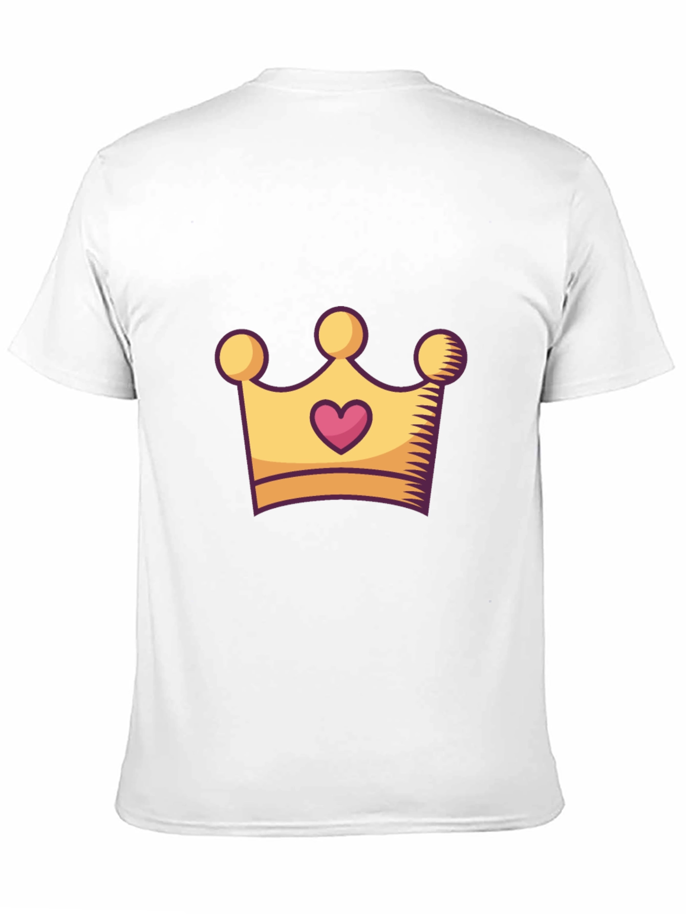 King/Queen Crown Graphic Tee - Stylish Unisex Black T-Shirt
