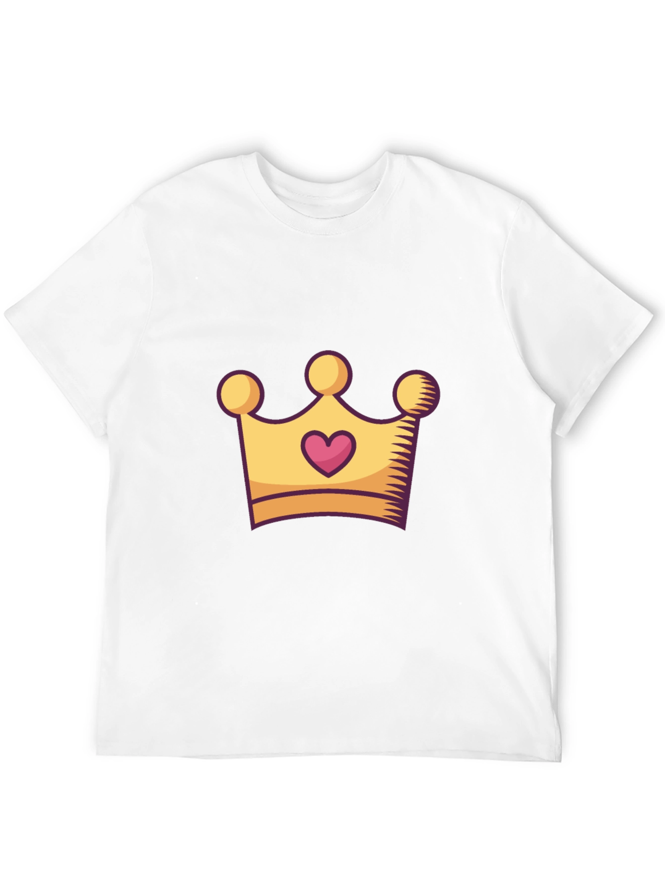 King/Queen Crown Graphic Tee - Stylish Unisex Black T-Shirt
