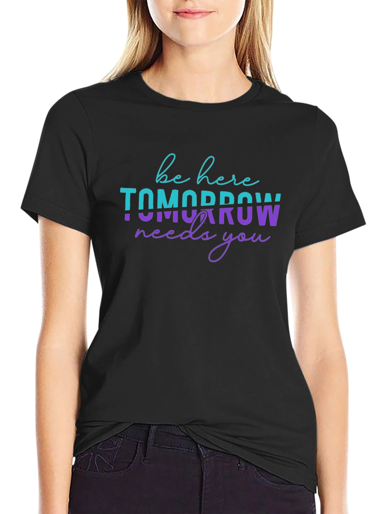 Be Here Tomorrow Needs You Graphic Tee