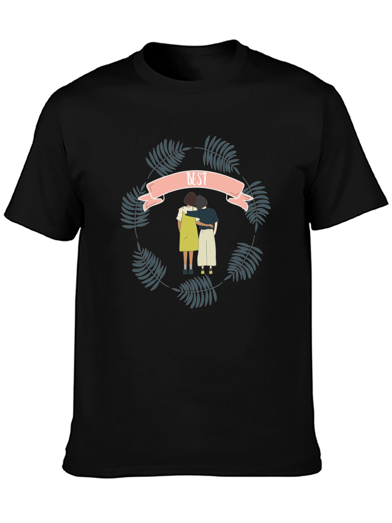 Best Friends Graphic Tee - Black