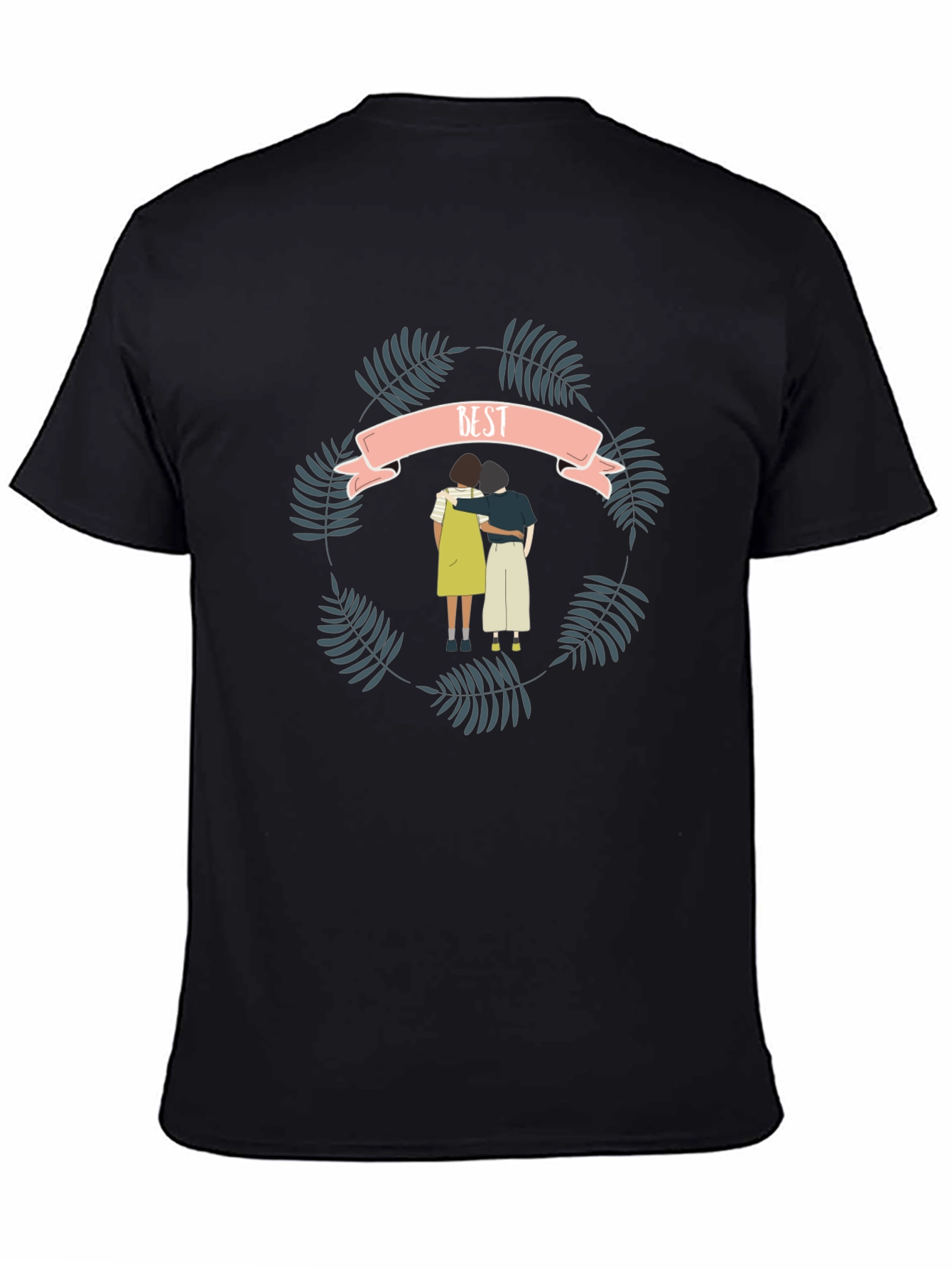 Best Friends Graphic Tee - Black
