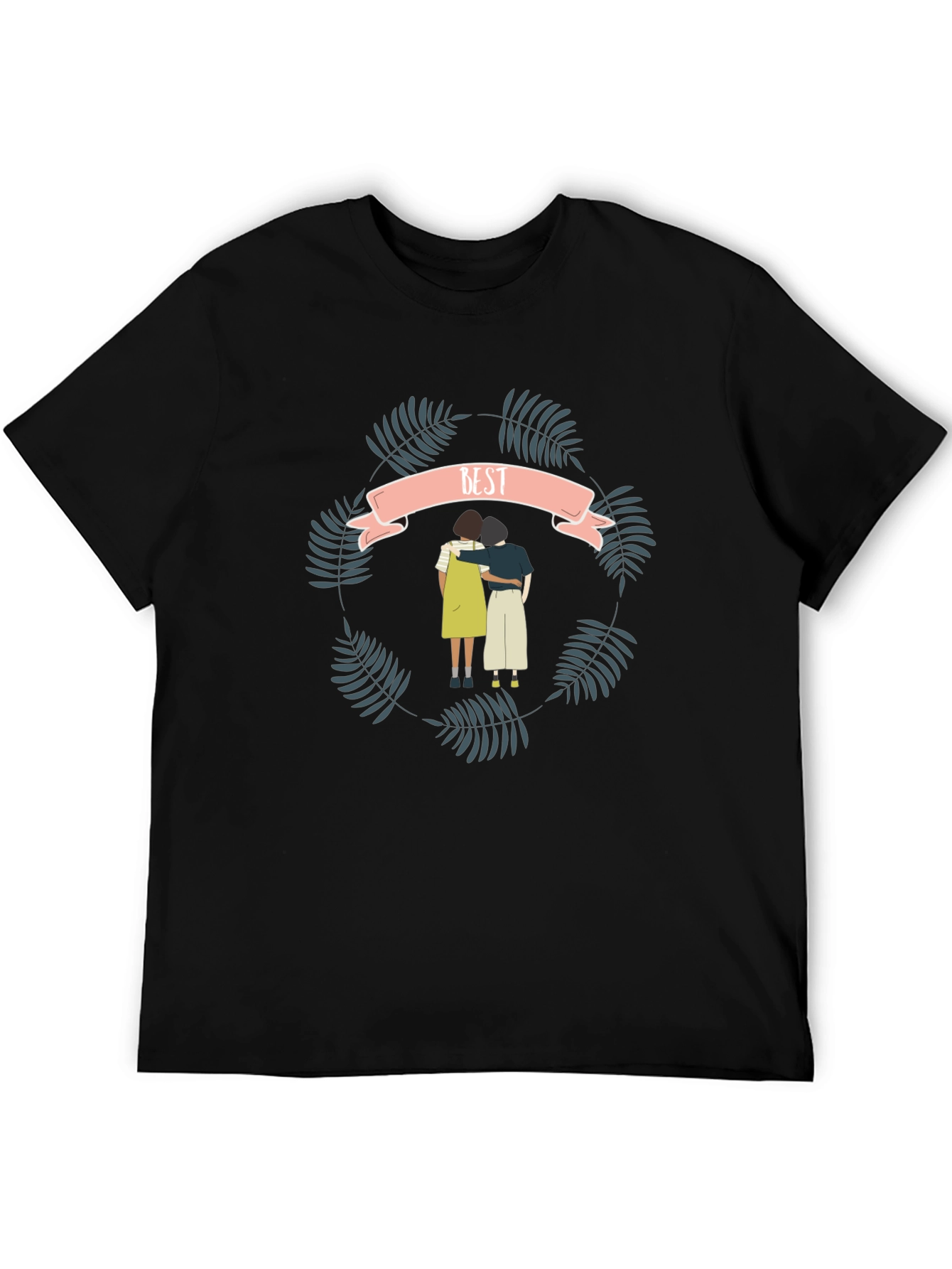 Best Friends Graphic Tee - Black