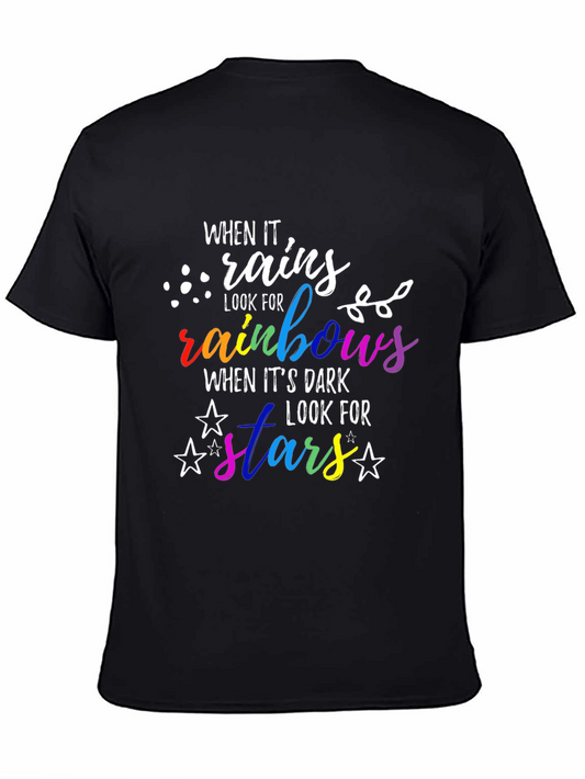 When It Rains Look For Rainbows T-Shirt