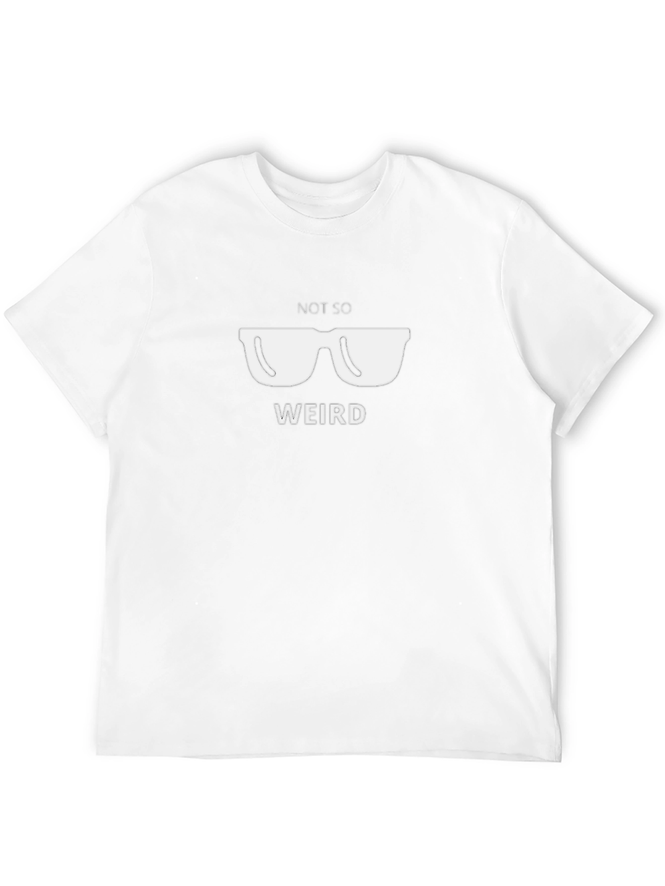 Not So Weird Graphic Tee - Black Unisex