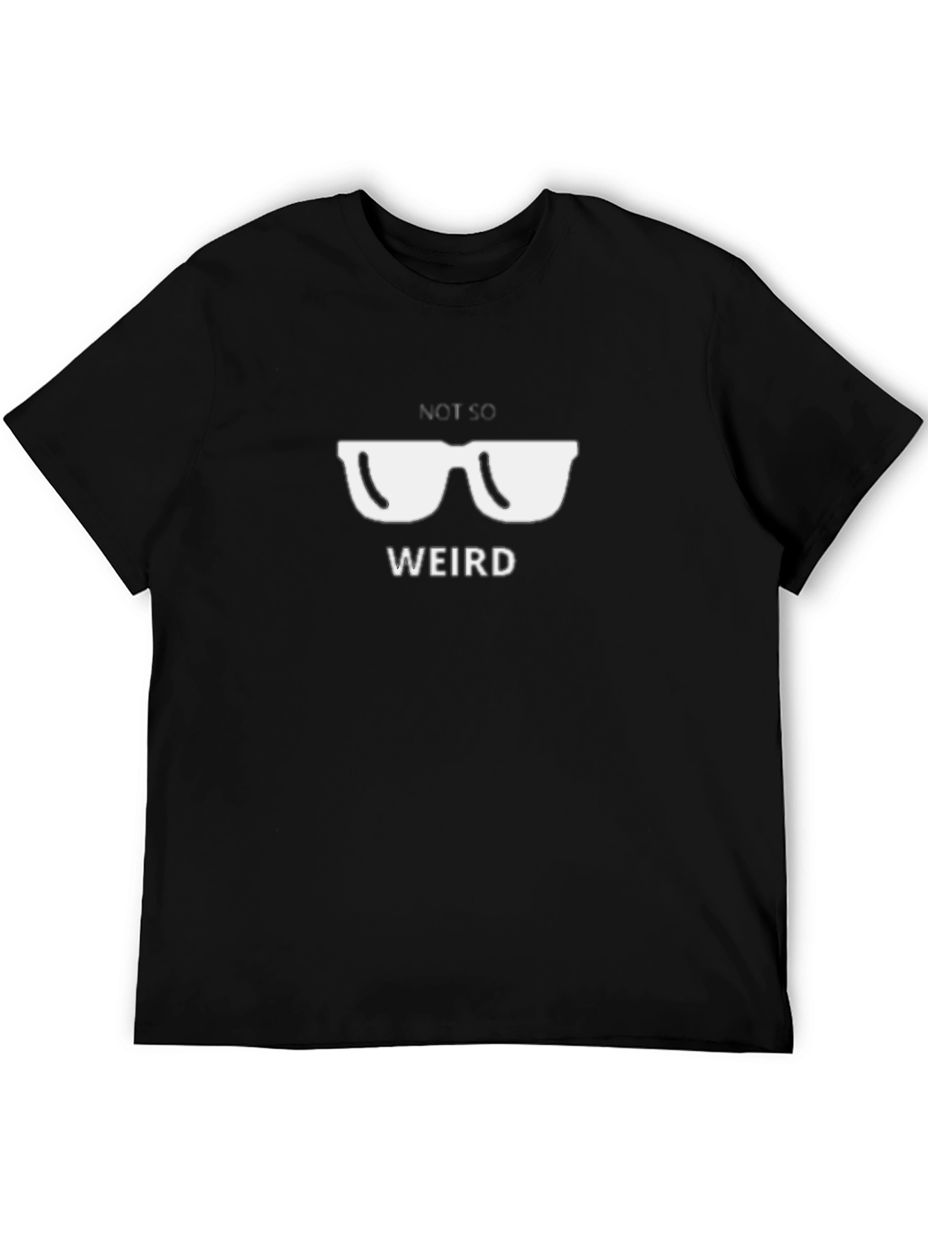 Not So Weird Graphic Tee - Black Unisex