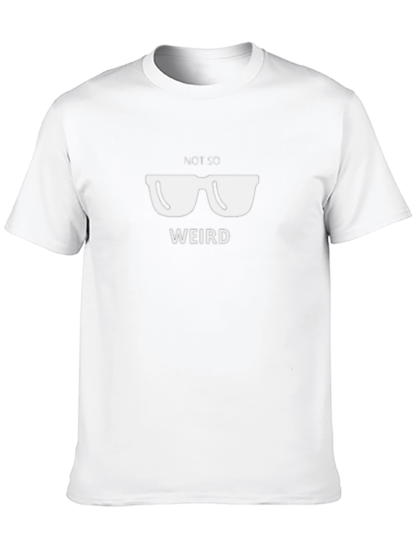 Not So Weird Graphic Tee - Black Unisex