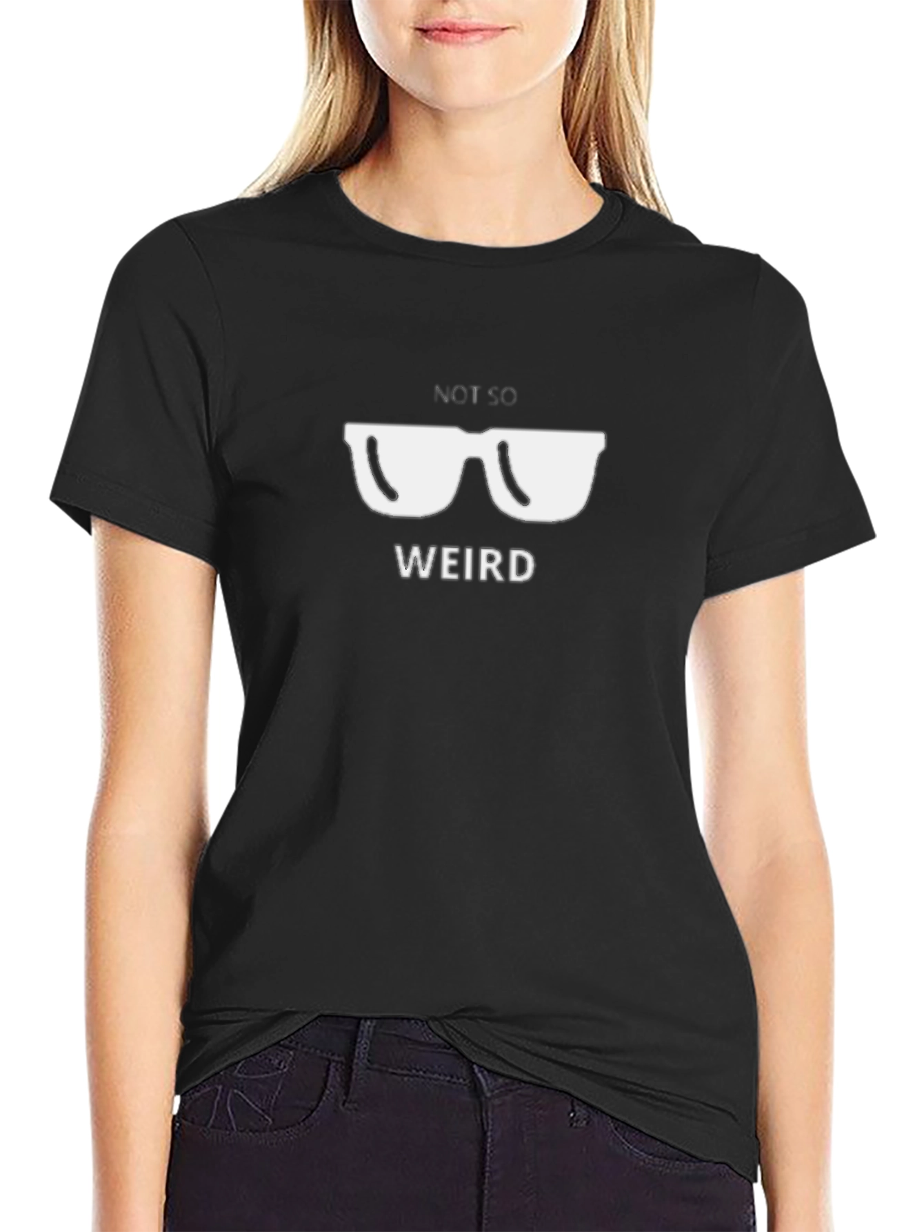 Not So Weird Graphic Tee - Black Unisex