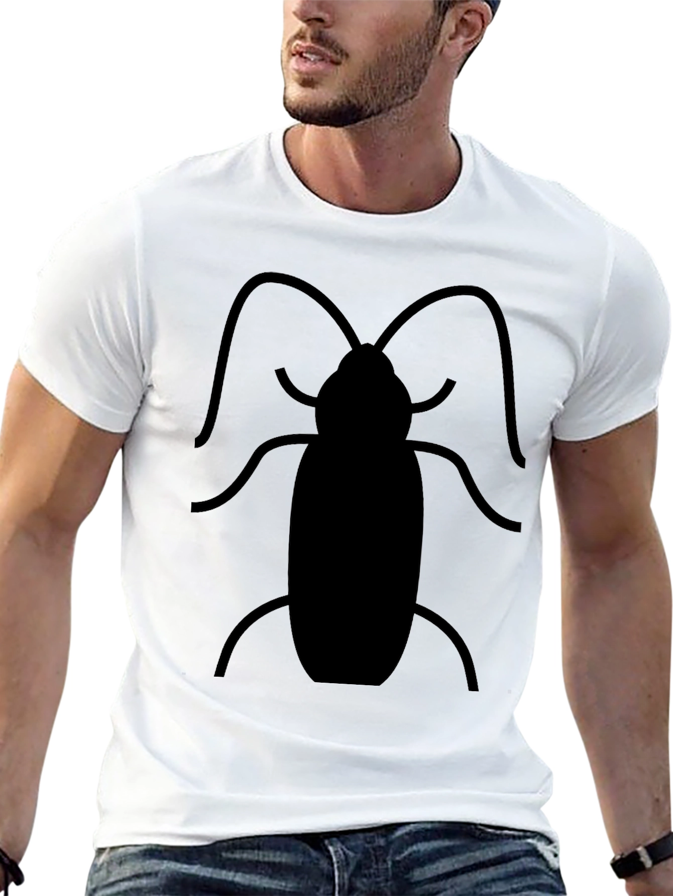 Cockroach Graphic Tee - Black Novelty T-Shirt