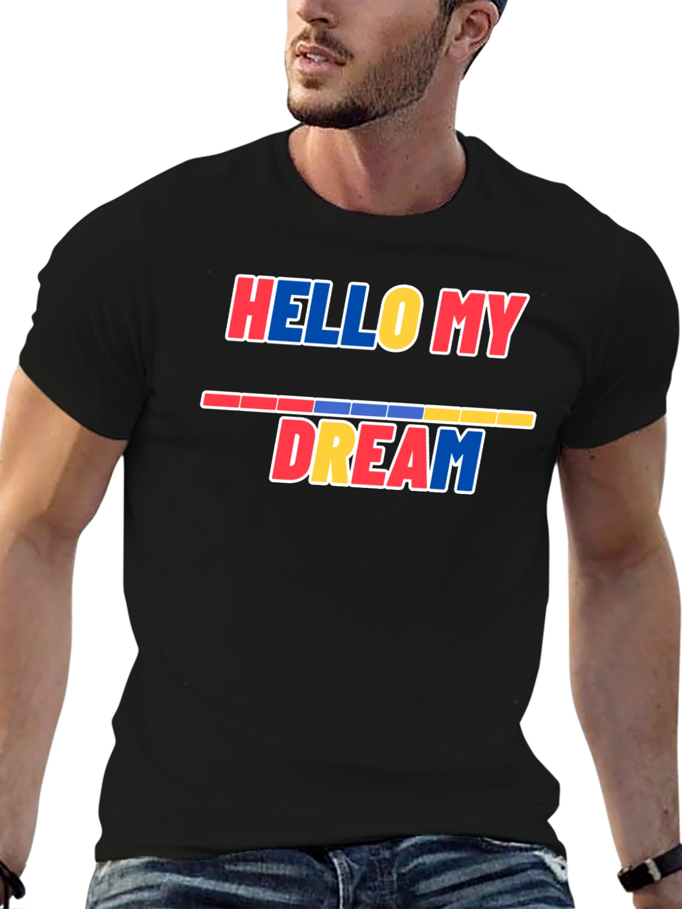 Hello My Dream Graphic T-Shirt - Casual Comfort