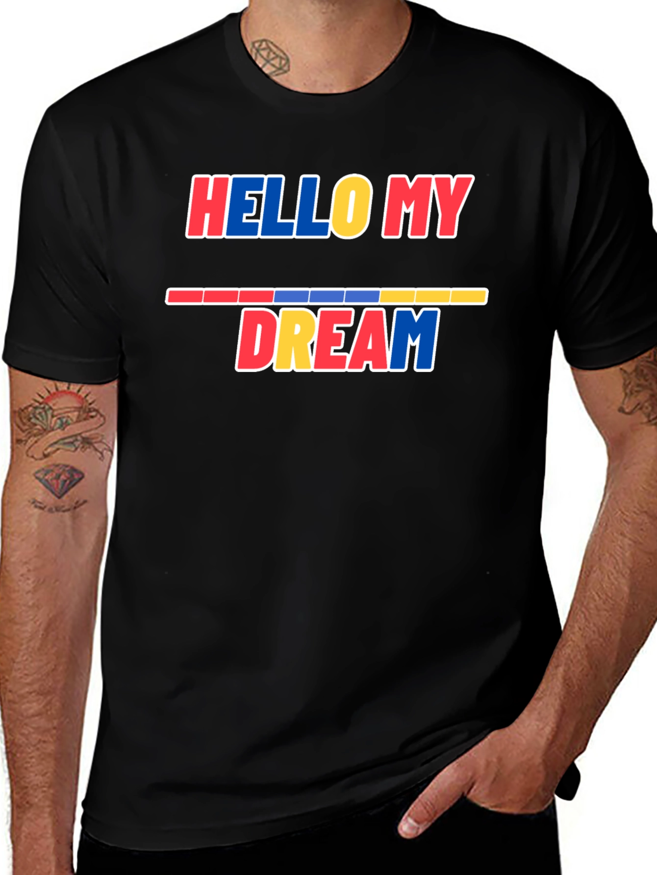 Hello My Dream Graphic T-Shirt - Casual Comfort