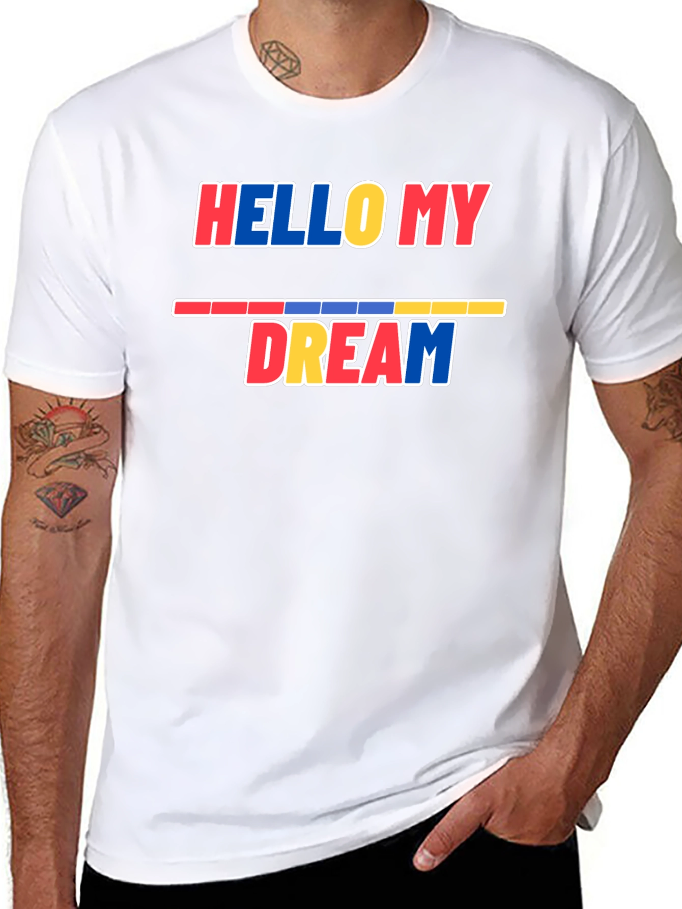 Hello My Dream Graphic T-Shirt - Casual Comfort