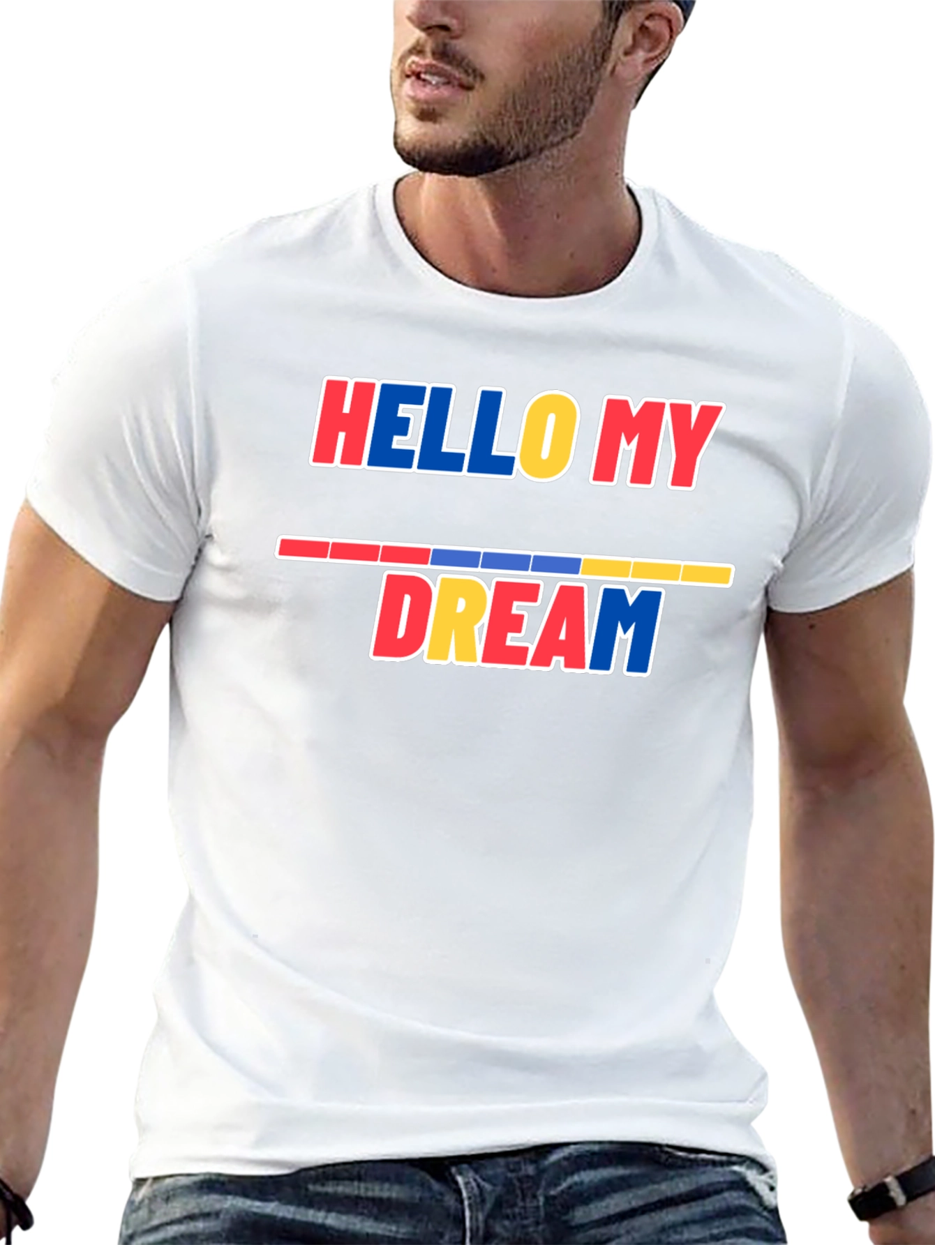 Hello My Dream Graphic T-Shirt - Casual Comfort