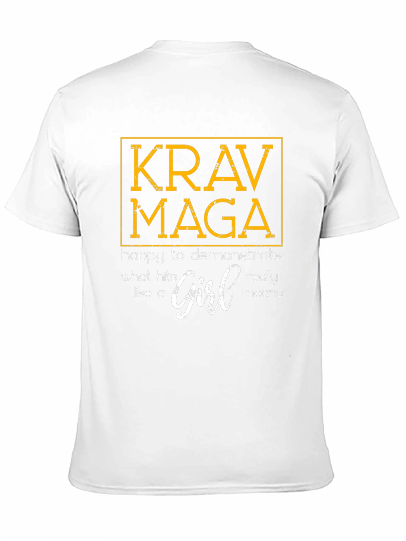 Krav Maga Like a Girl Graphic T-Shirt