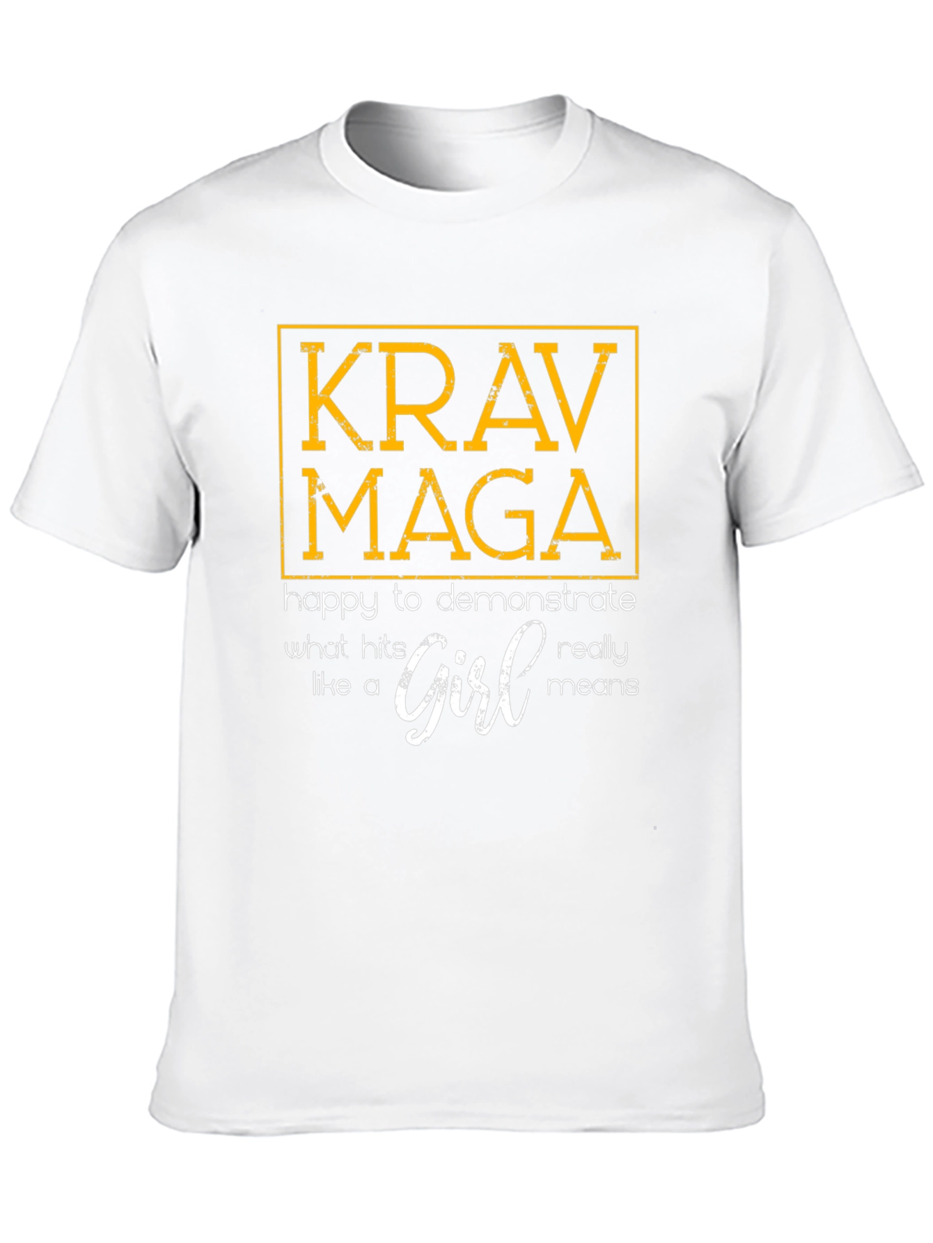 Krav Maga Like a Girl Graphic T-Shirt