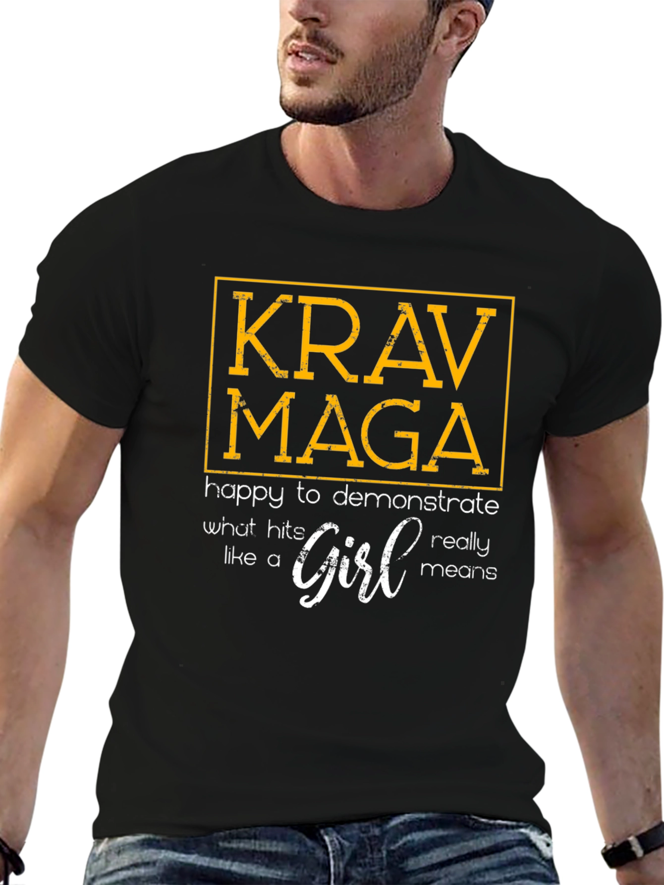 Krav Maga Like a Girl Graphic T-Shirt
