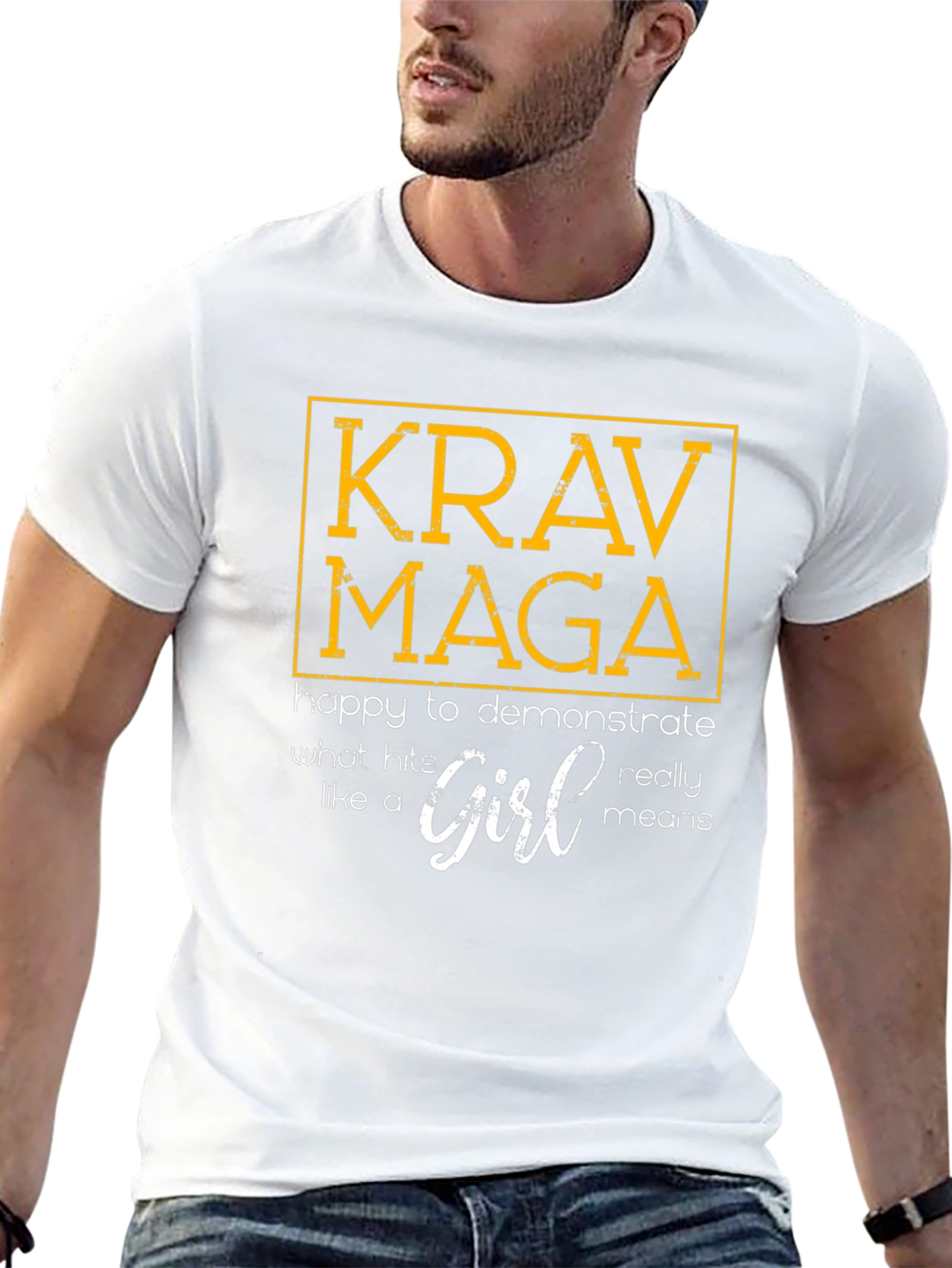 Krav Maga Like a Girl Graphic T-Shirt