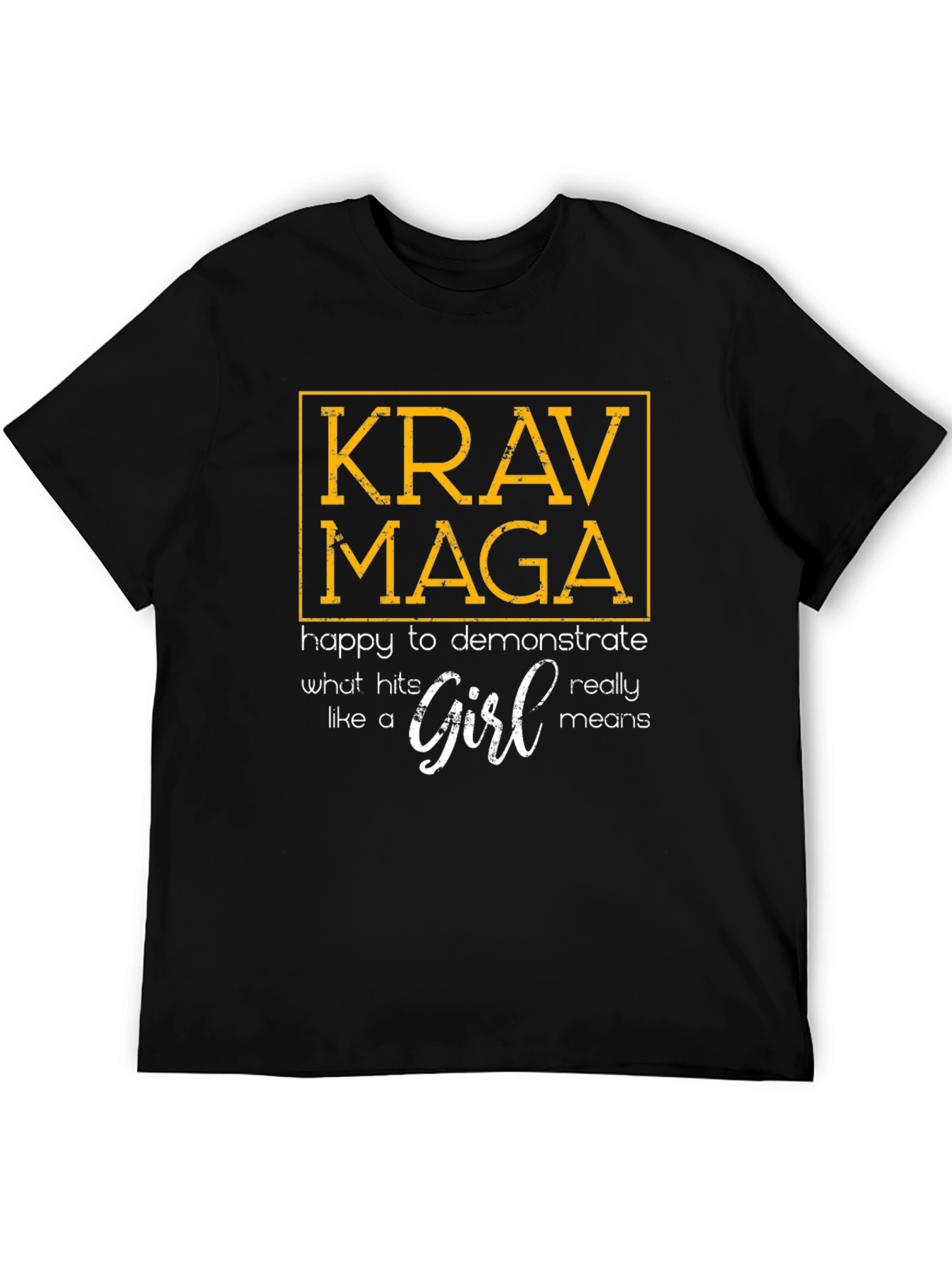 Krav Maga Like a Girl Graphic T-Shirt