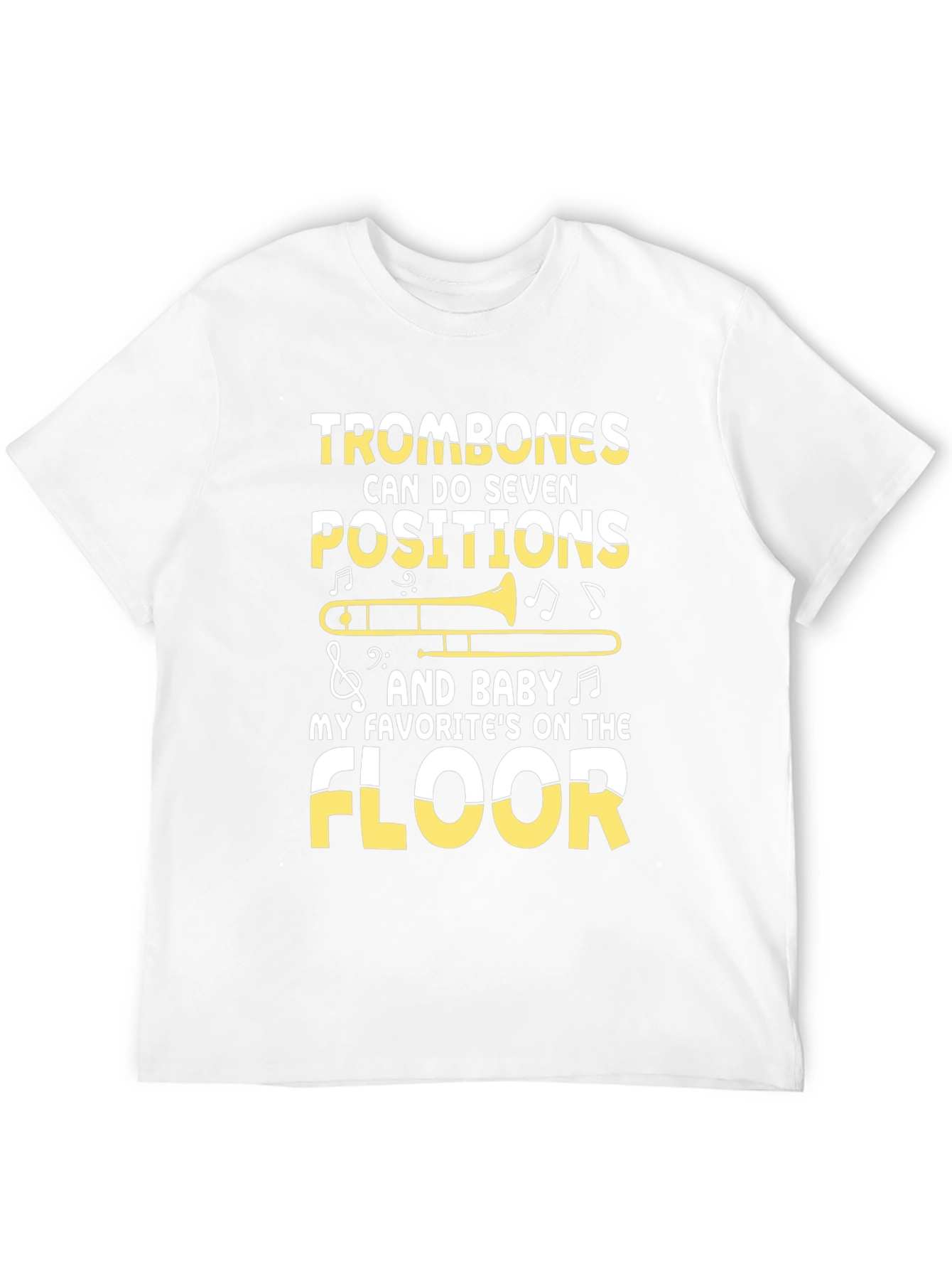 Trombones Seven Positions Graphic T-Shirt