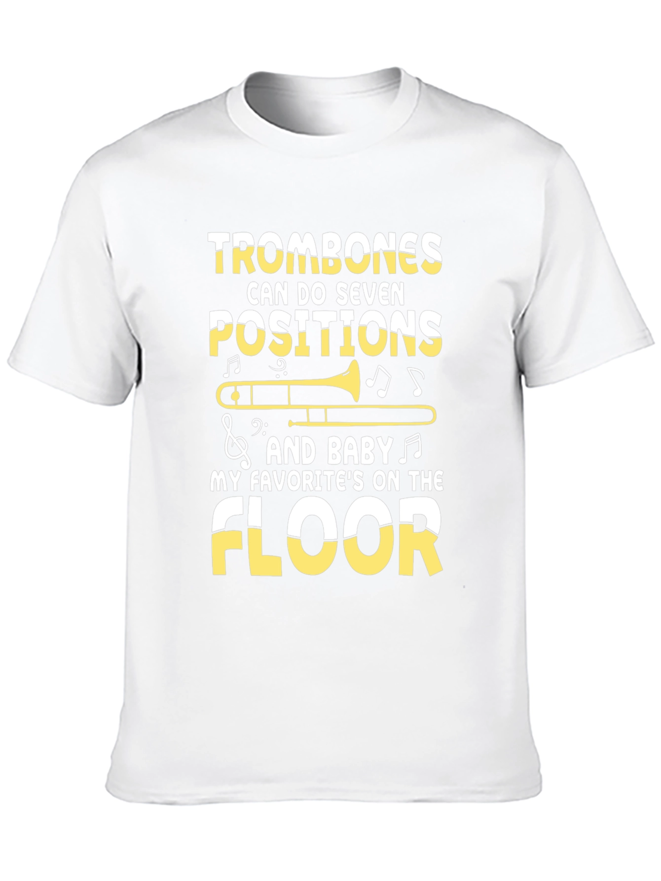 Trombones Seven Positions Graphic T-Shirt