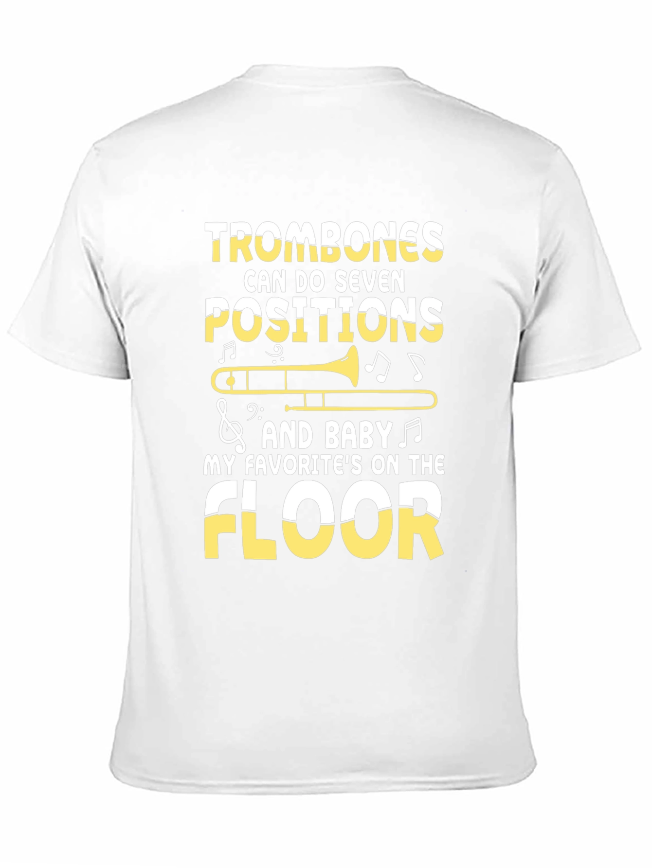 Trombones Seven Positions Graphic T-Shirt
