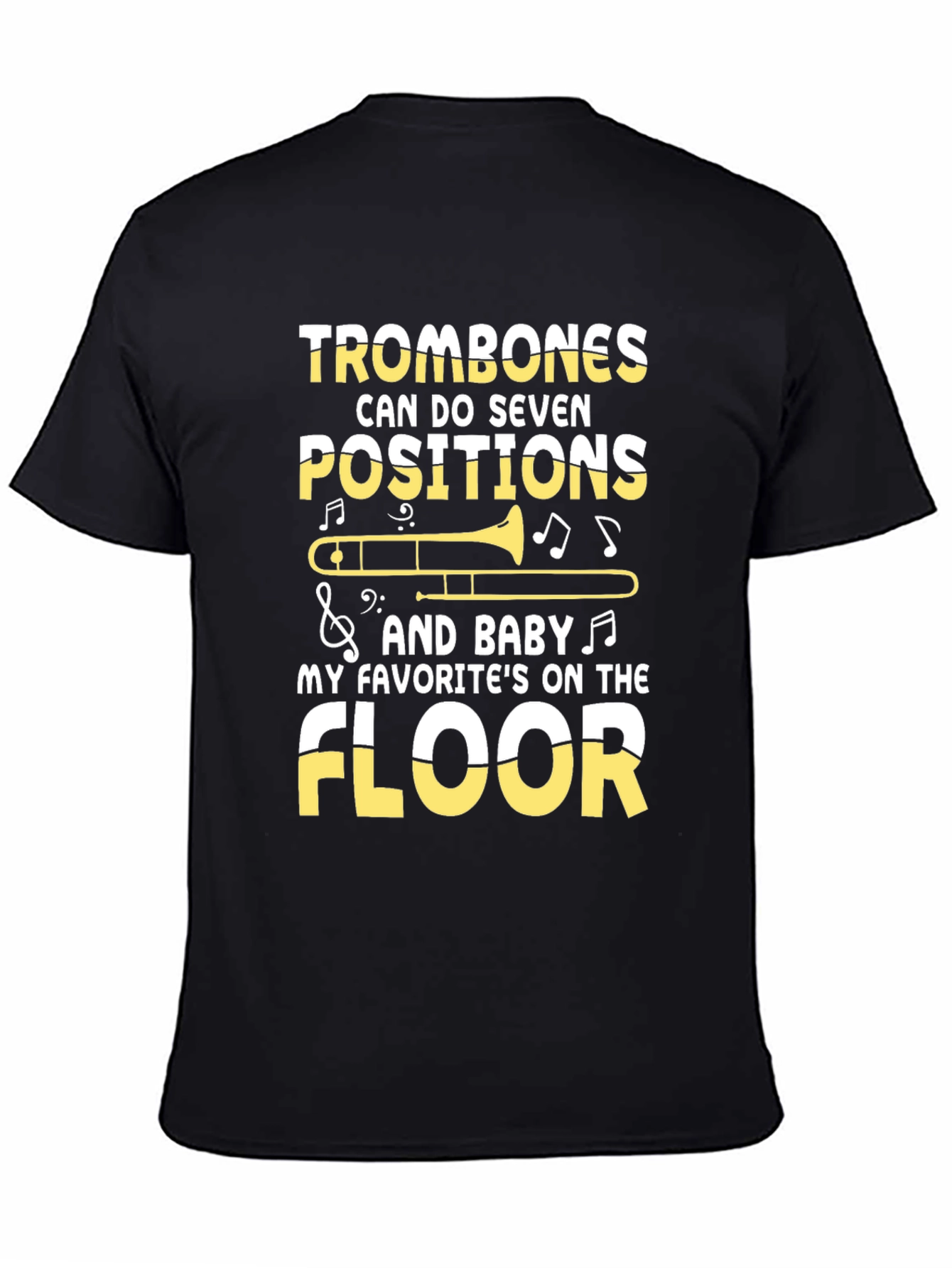 Trombones Seven Positions Graphic T-Shirt