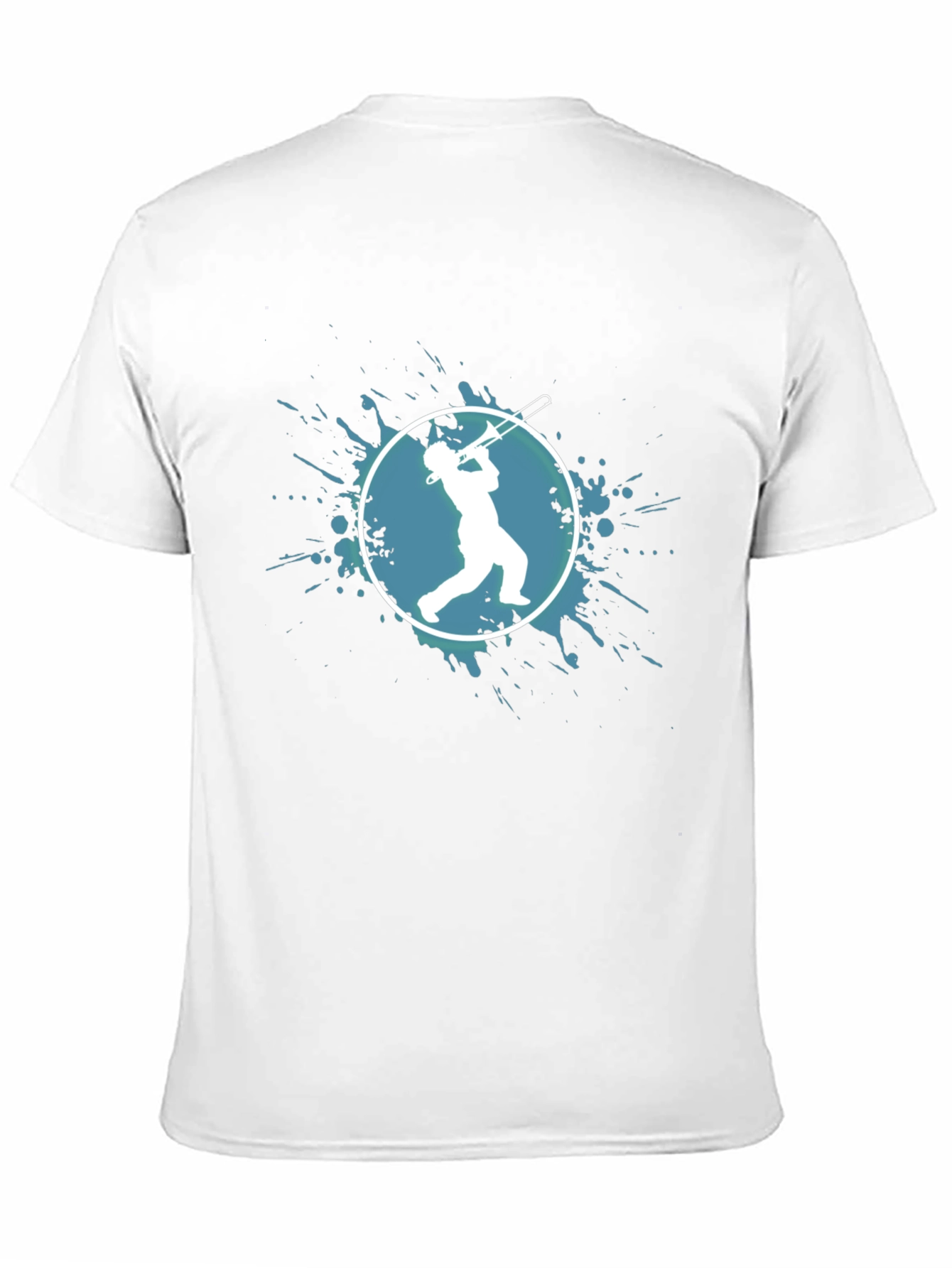 Musician Graphic Tee - Trombone Player Design