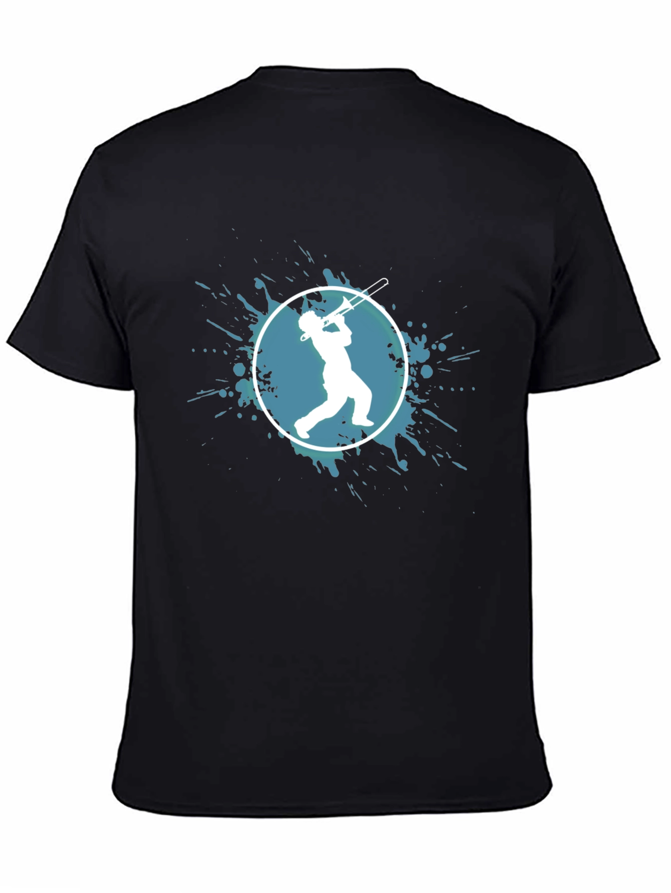 Musician Graphic Tee - Trombone Player Design