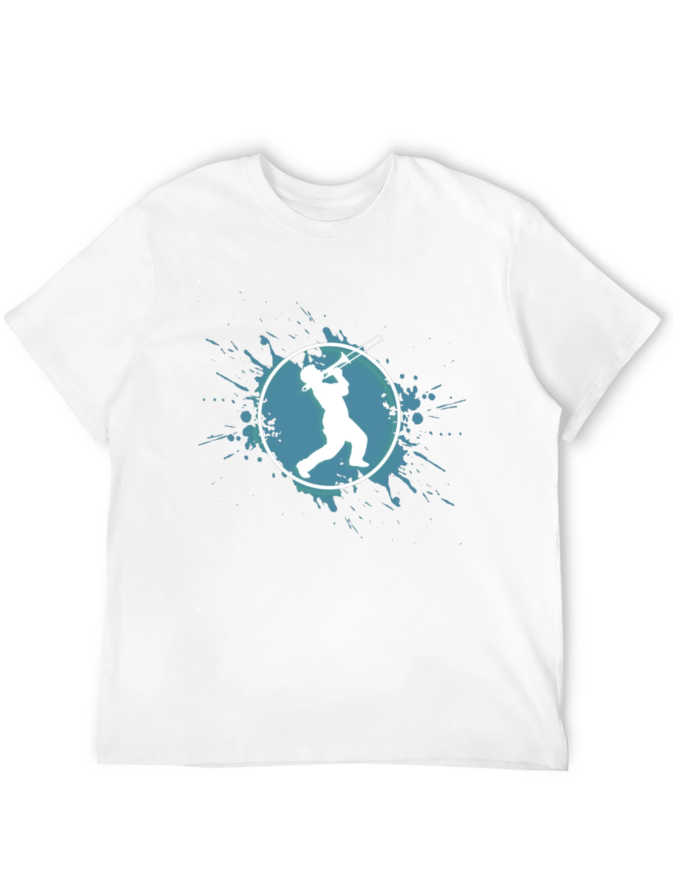 Musician Graphic Tee - Trombone Player Design