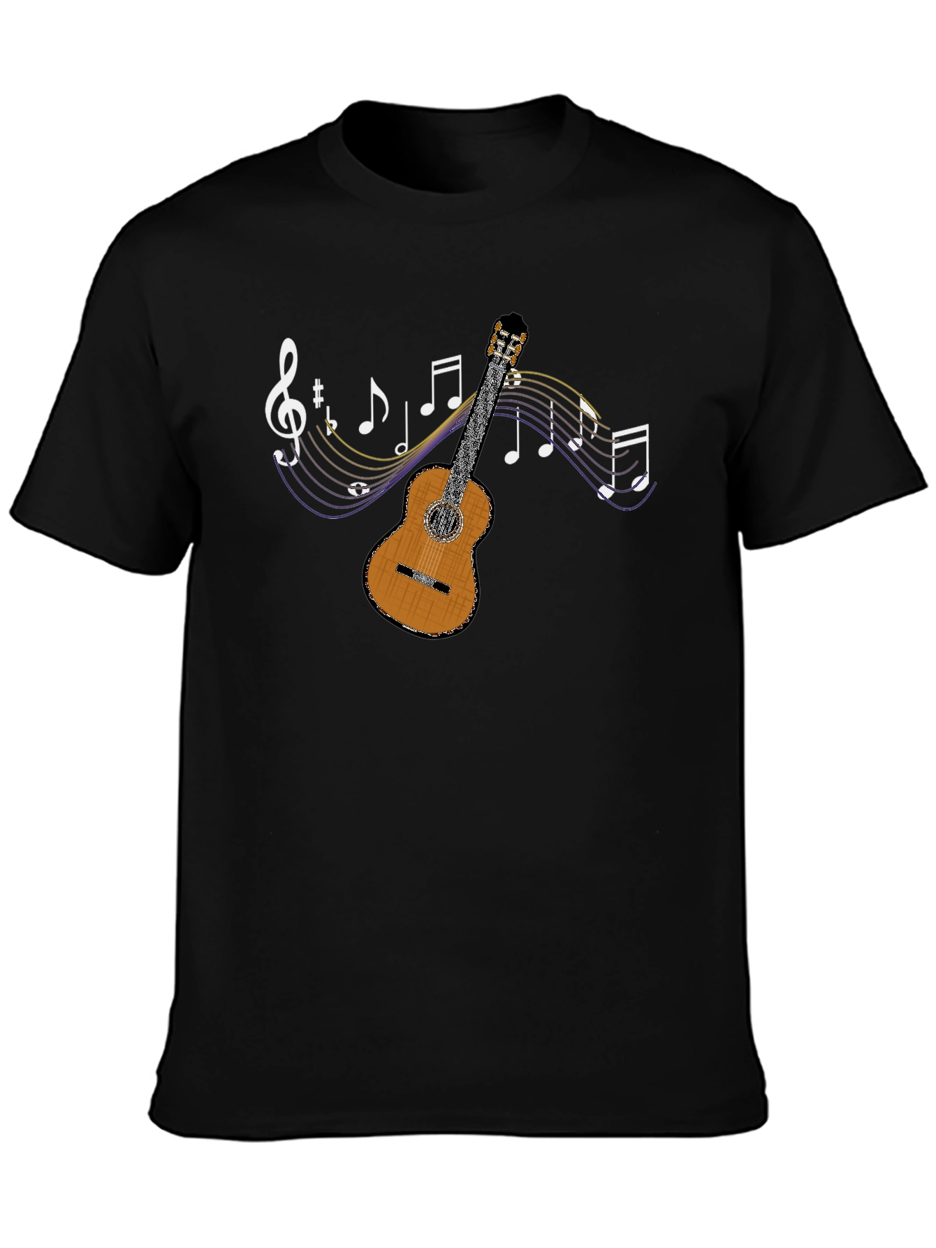 Musical Guitar Graphic T-Shirt - Stylish & Unique!