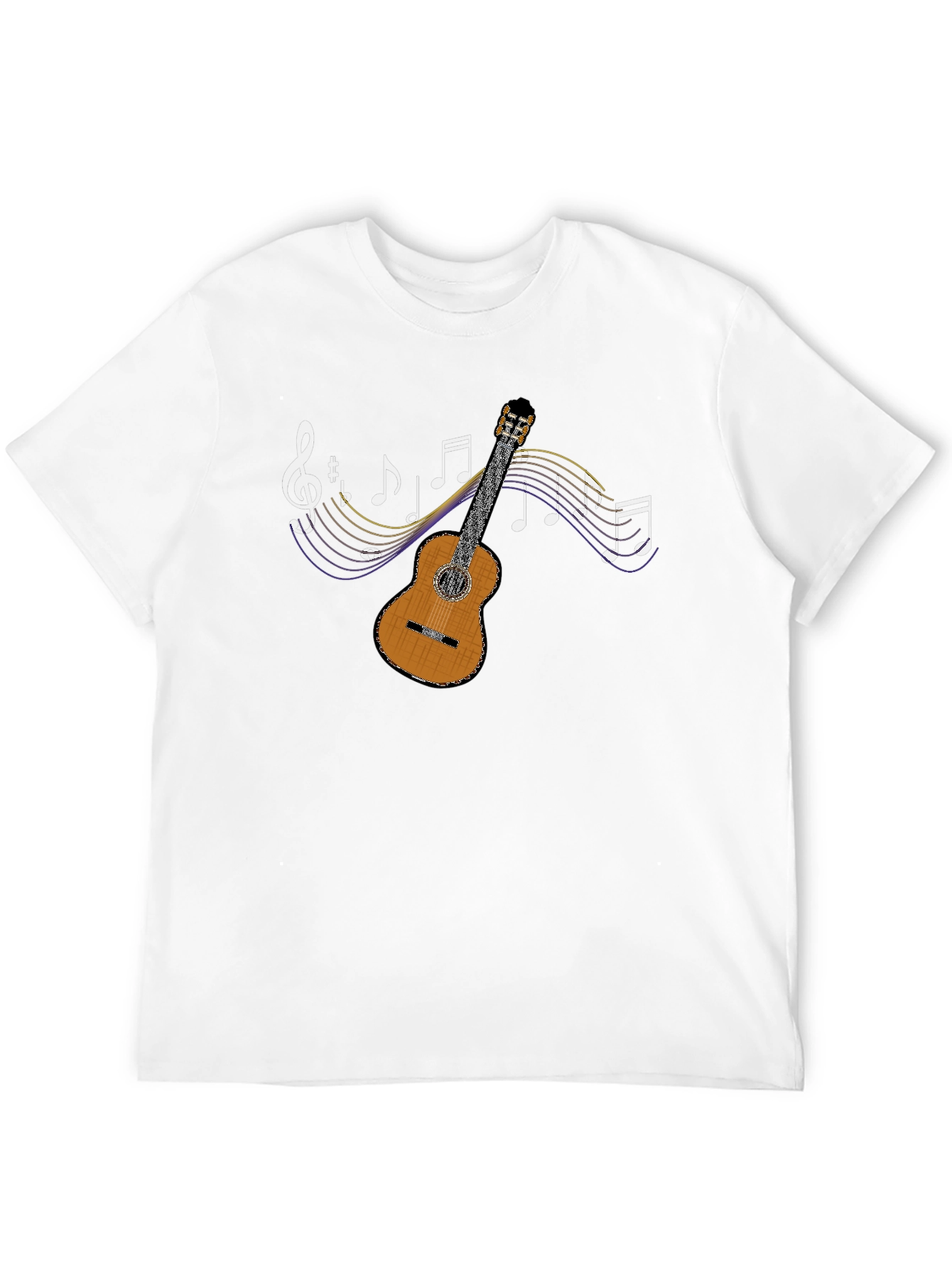 Musical Guitar Graphic T-Shirt - Stylish & Unique!