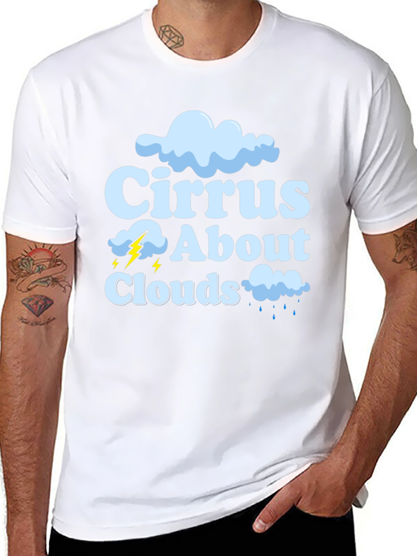 Cirrus About Clouds Graphic T-Shirt