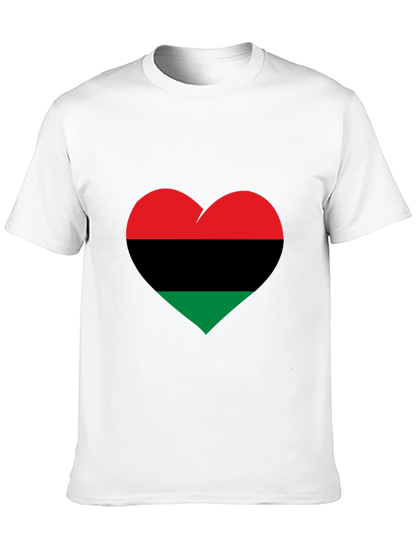 Pan-African Flag Heart Tee