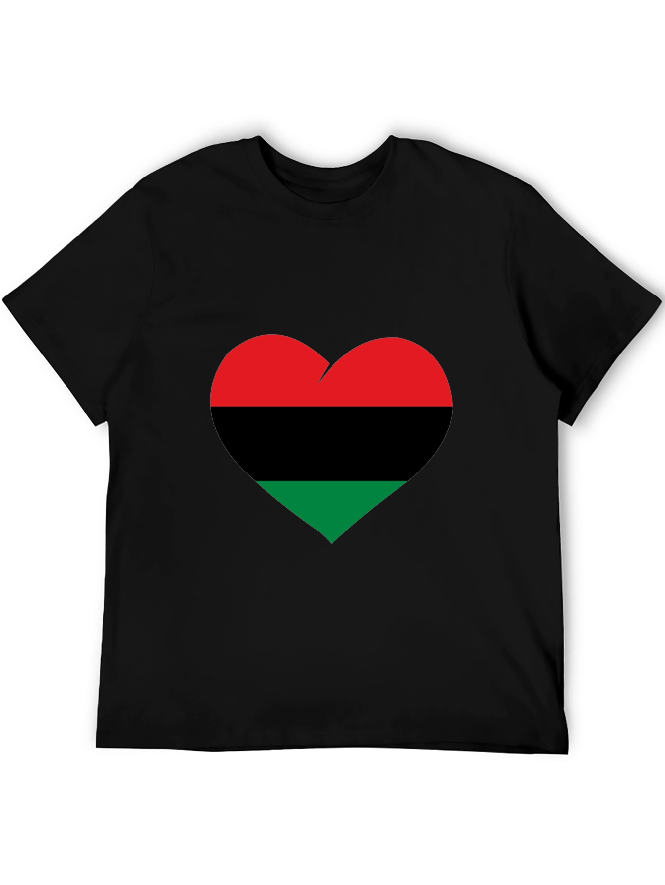 Pan-African Flag Heart Tee