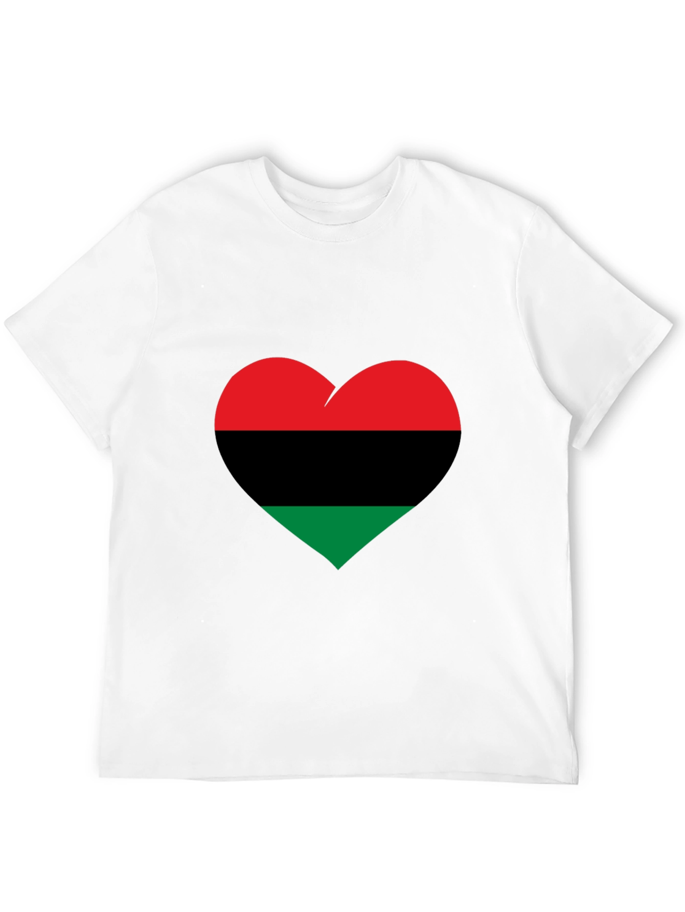 Pan-African Flag Heart Tee